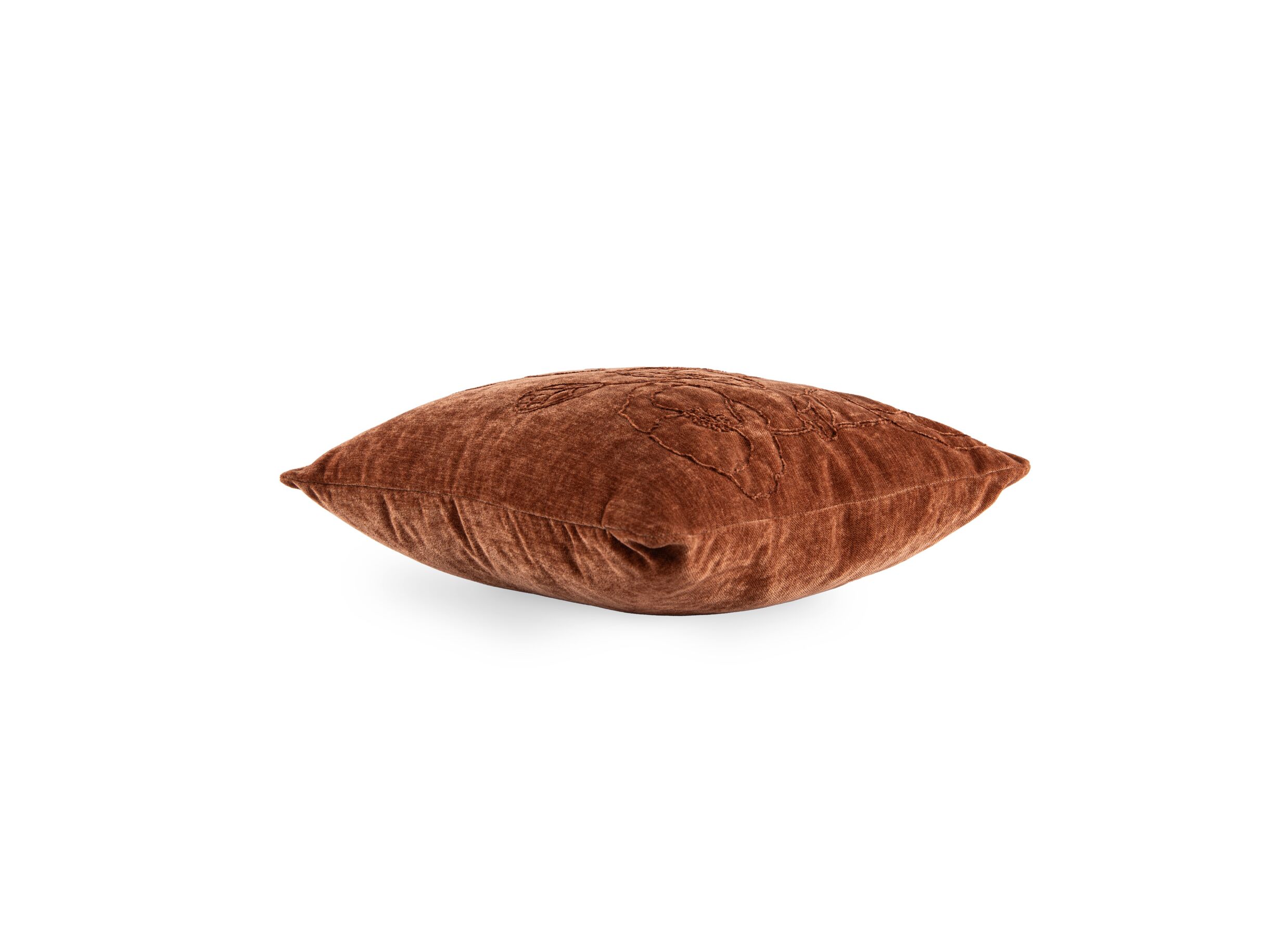 Aperçu - Coussin Julot 45x45cm - tissu - cognac