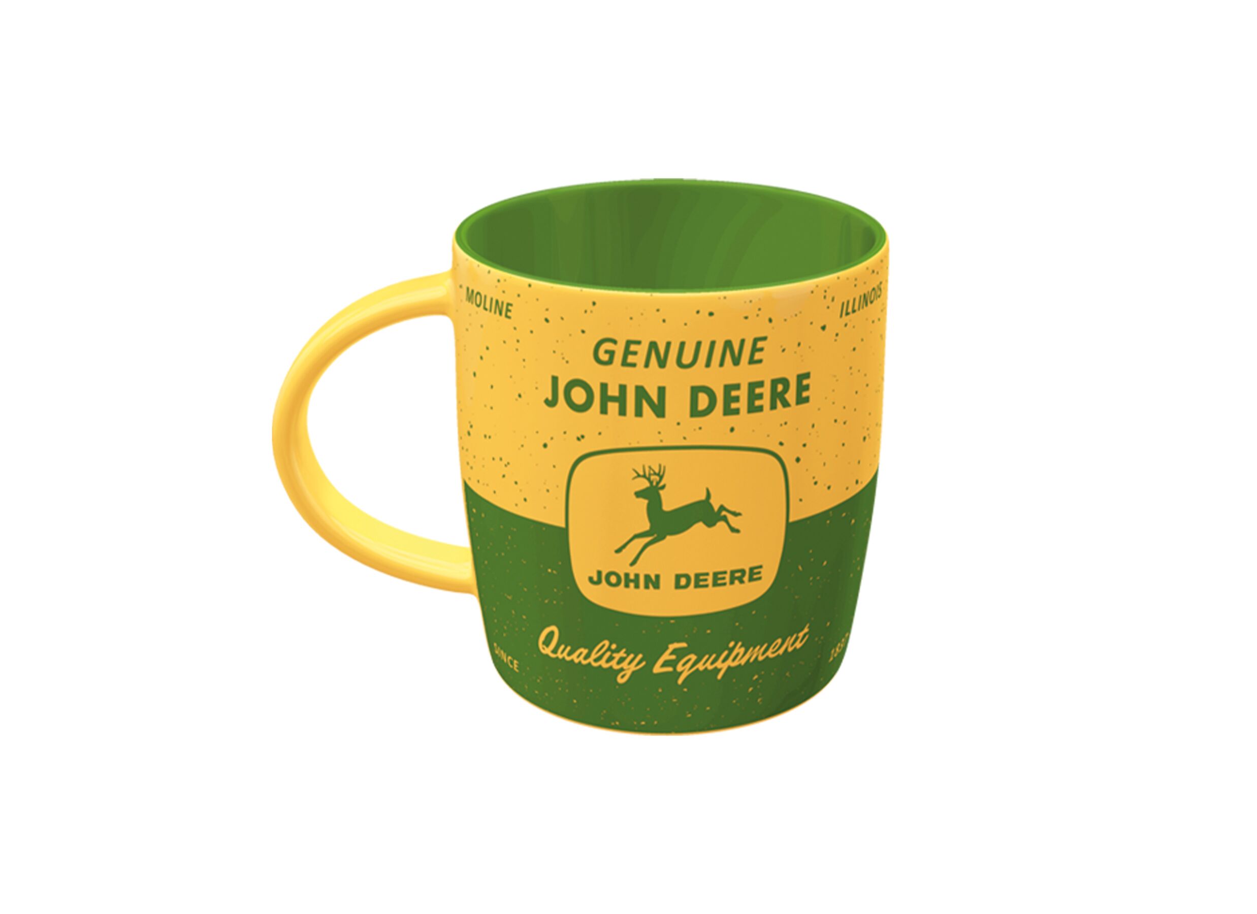 Mok John Deere 34cl - keramiek - geel & groen - Mug John Deere 34cl - céramique - jaune & vert