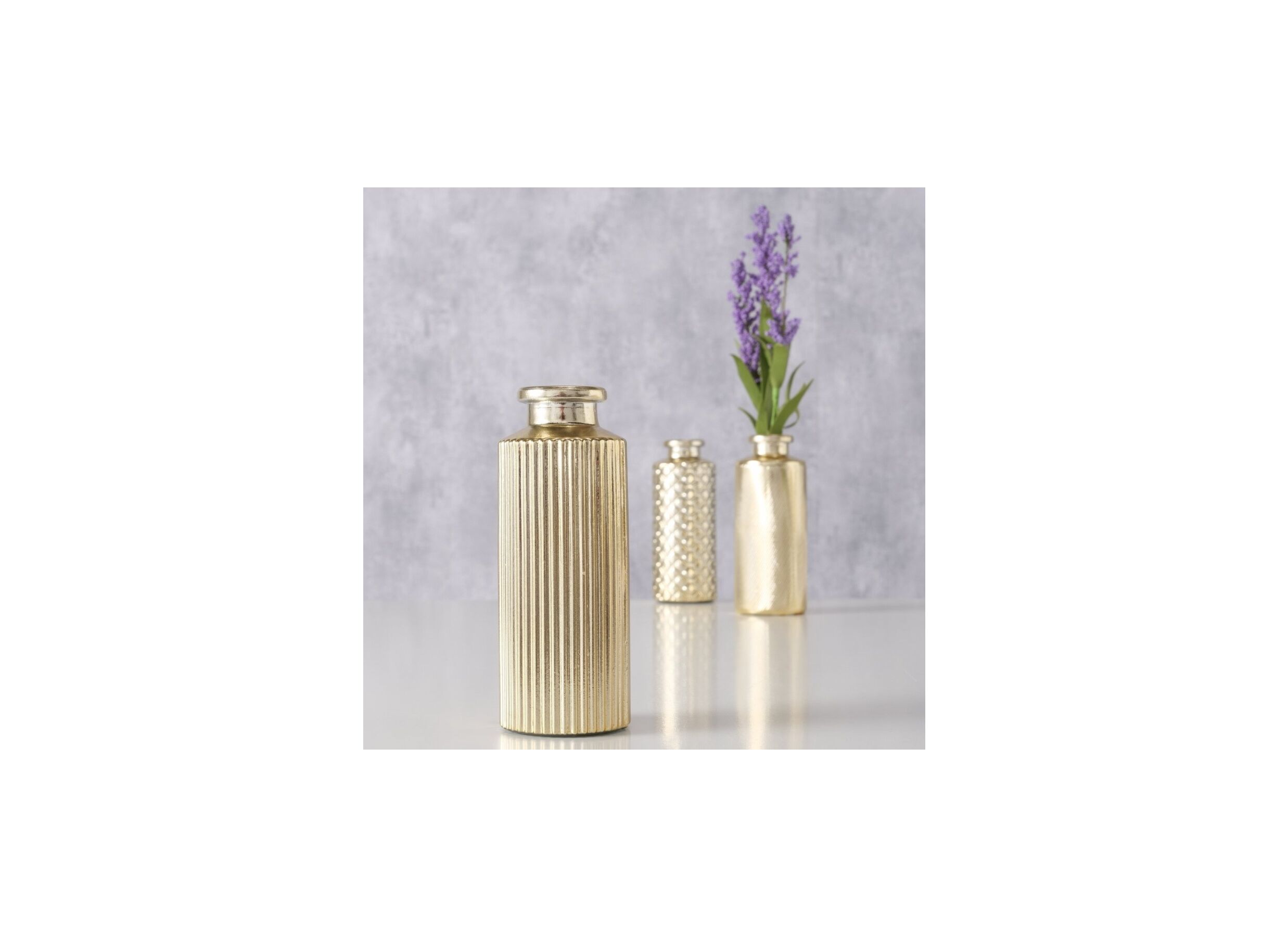 Foto ambiance - Vase Adore H13,5cm - verre - or