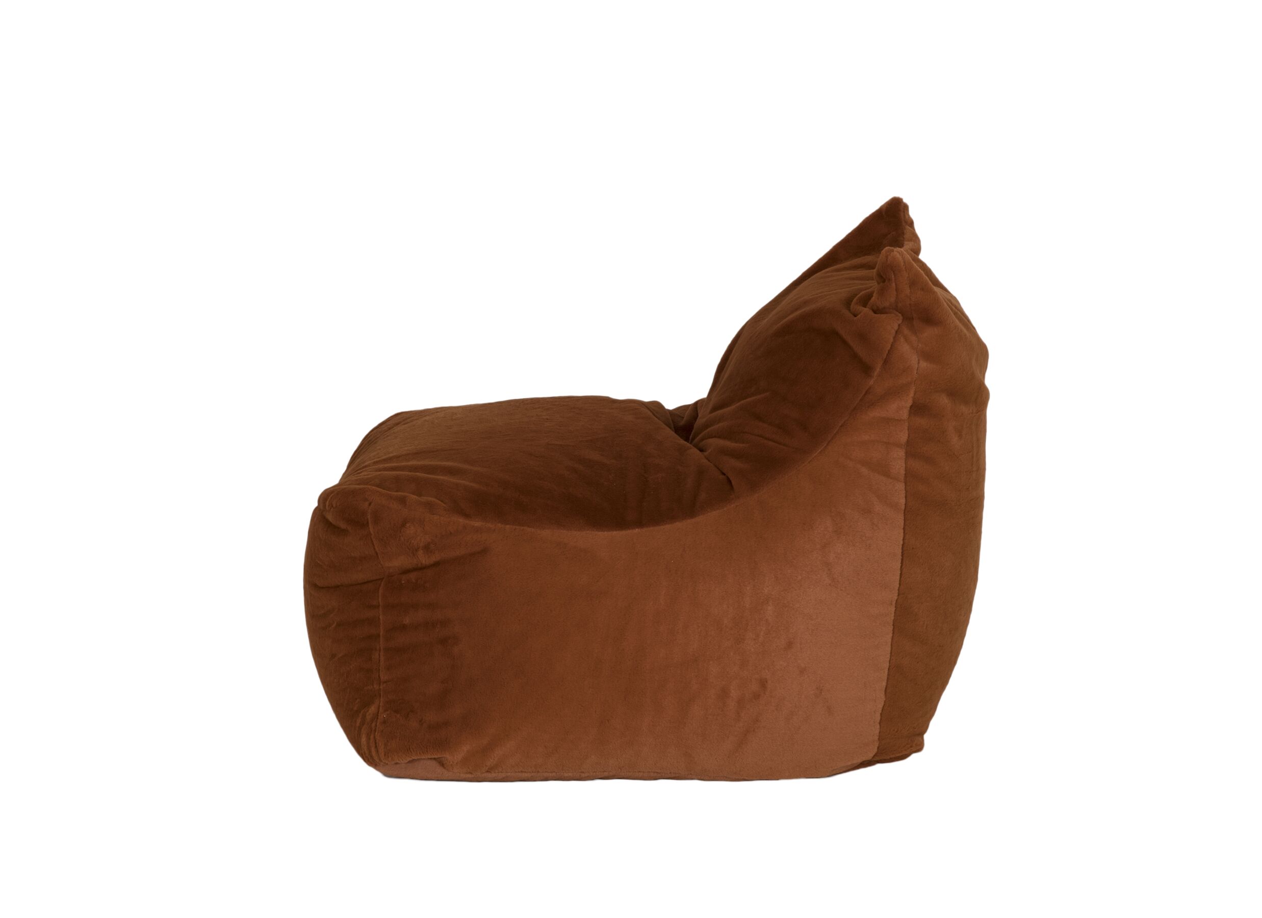 Pouf poire Karina tissu orange