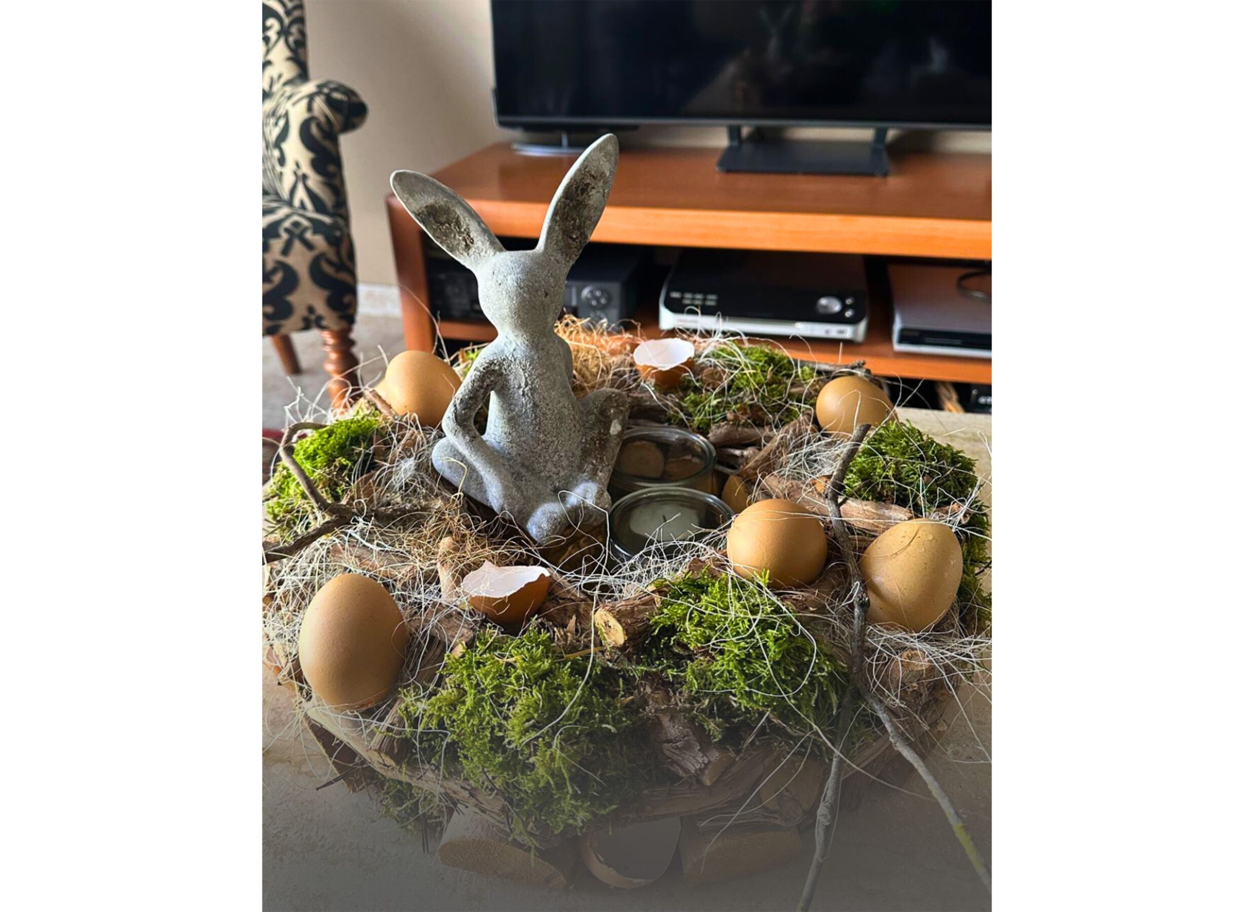 Sfeerfoto - Beeld Rabbit H21cm