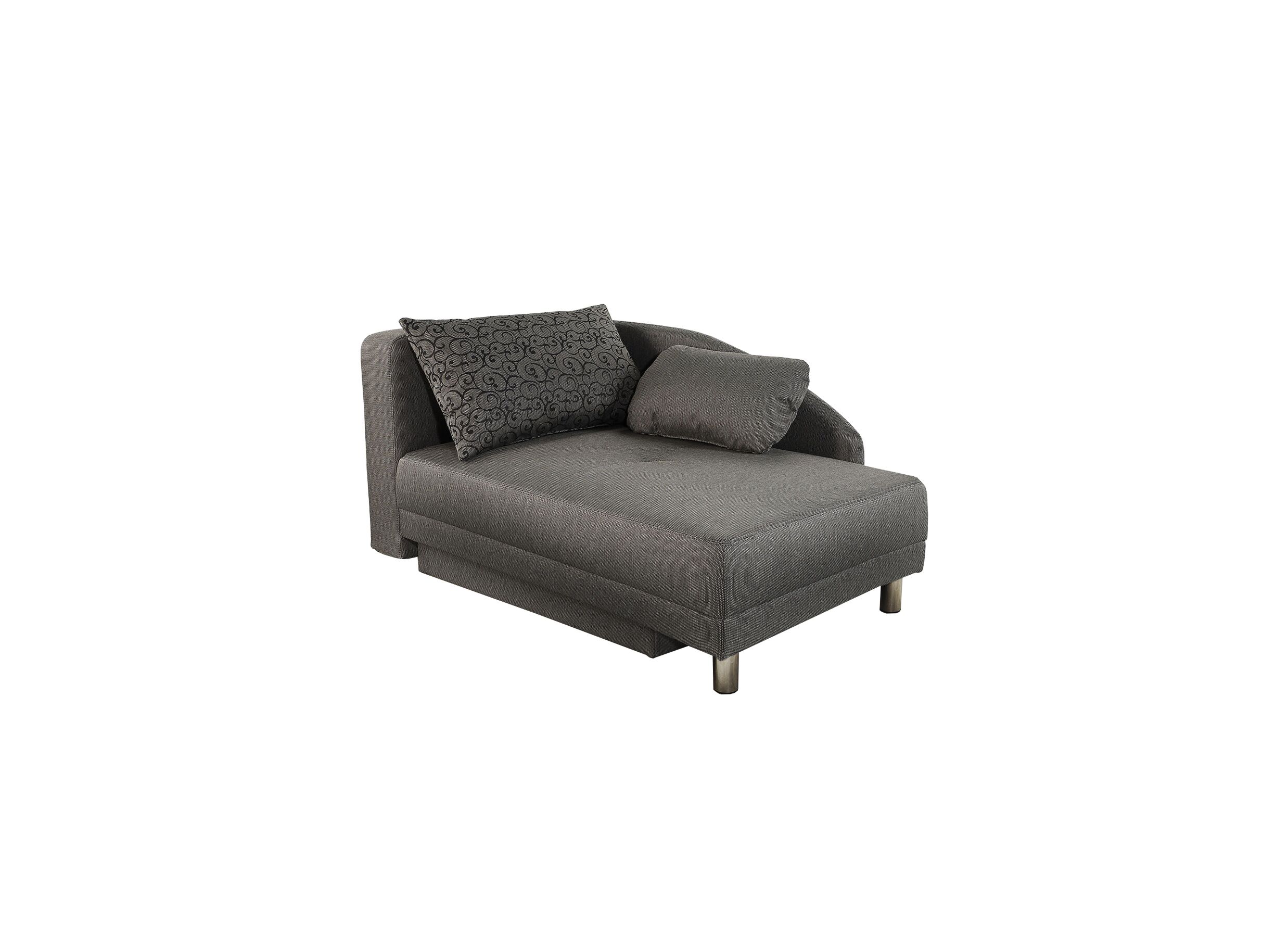 Chaise longue Roy Recamière 149x90x80cm - stof - taupe met bedfunctie