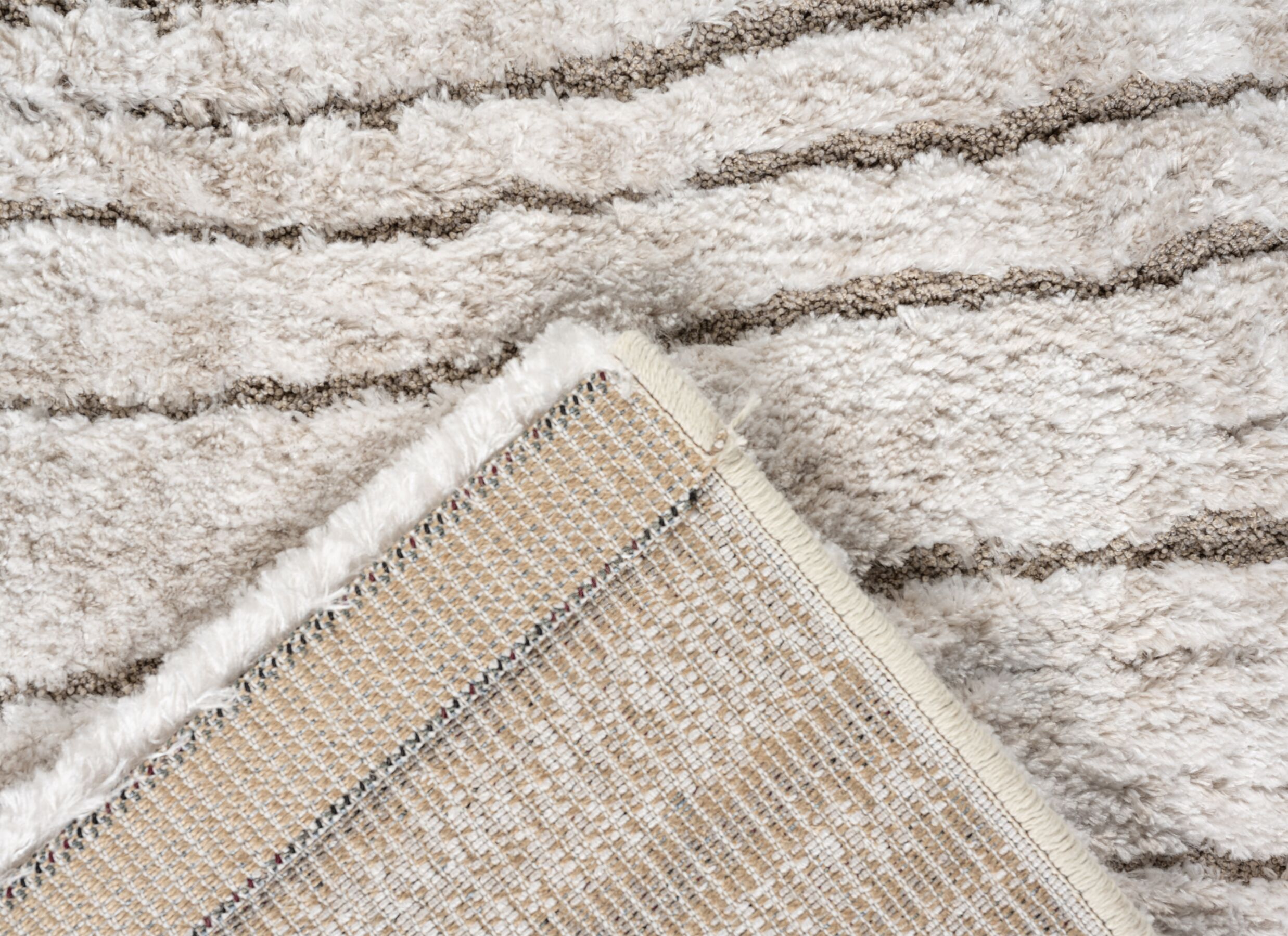 Detailfoto - Tapijt Madagaskar 240x340cm - polyestervezel - beige