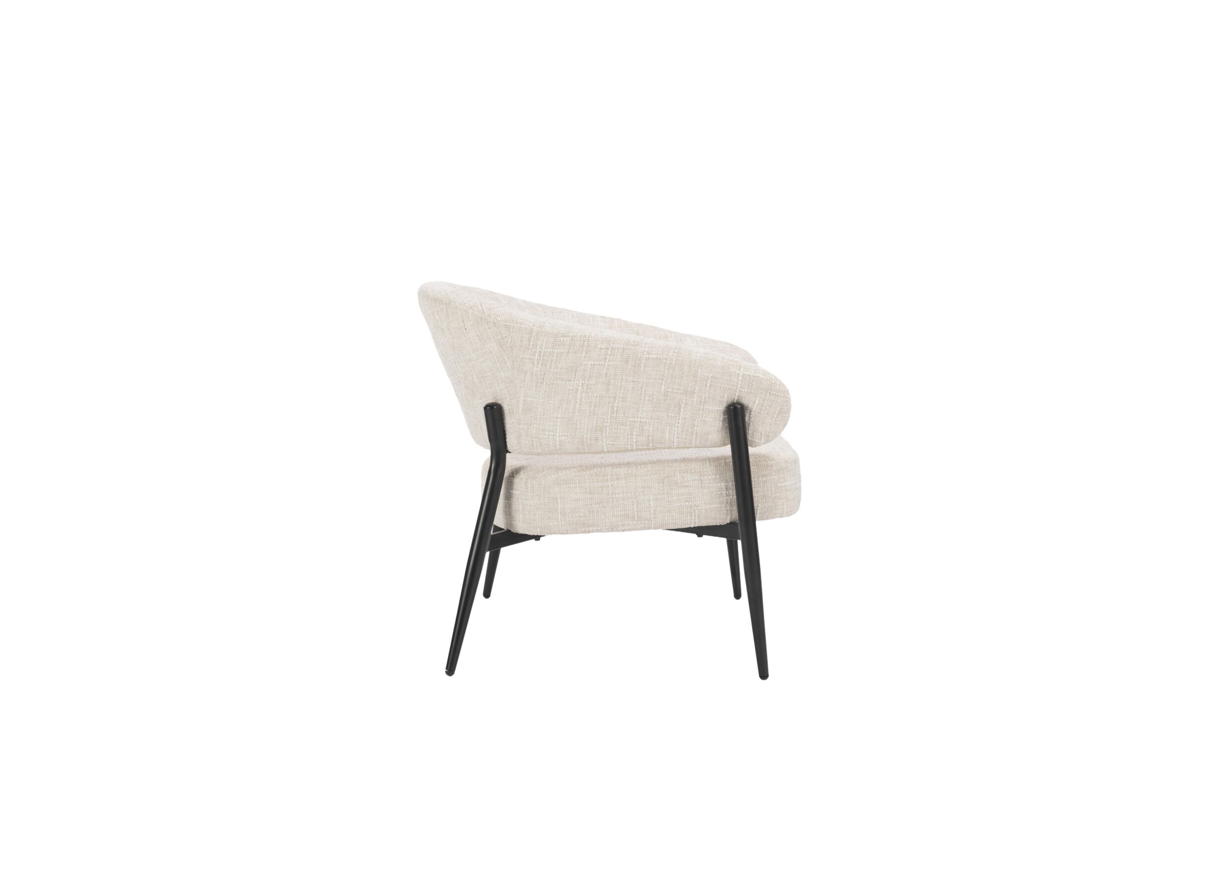 Aperçu - Fauteuil Sophy 72,5x73x75cm - velours côtelé - beige