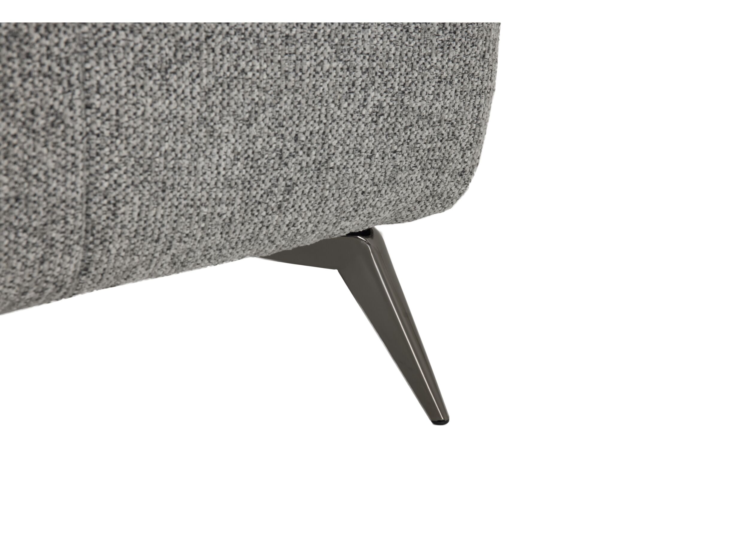 Detail - Canapé d'angle Hedda 283x188cm - tissu - gris foncé