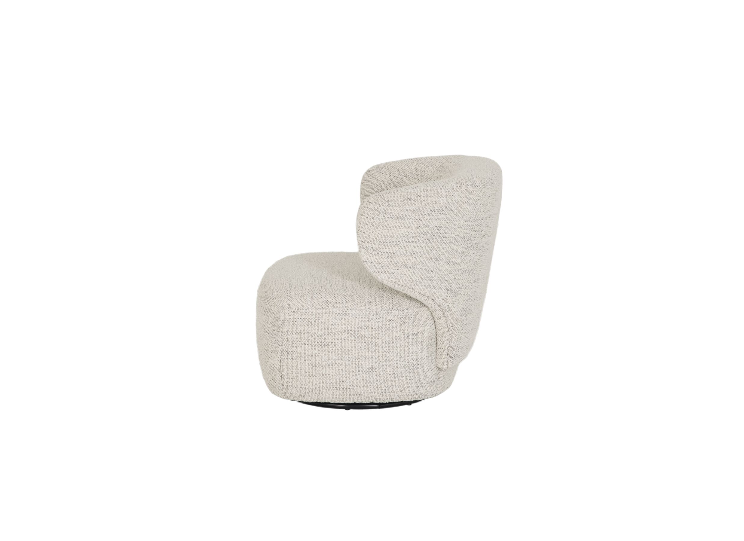 Overzichtsfoto - Draaifauteuil 80x81x70cm - katoen - merino katoen