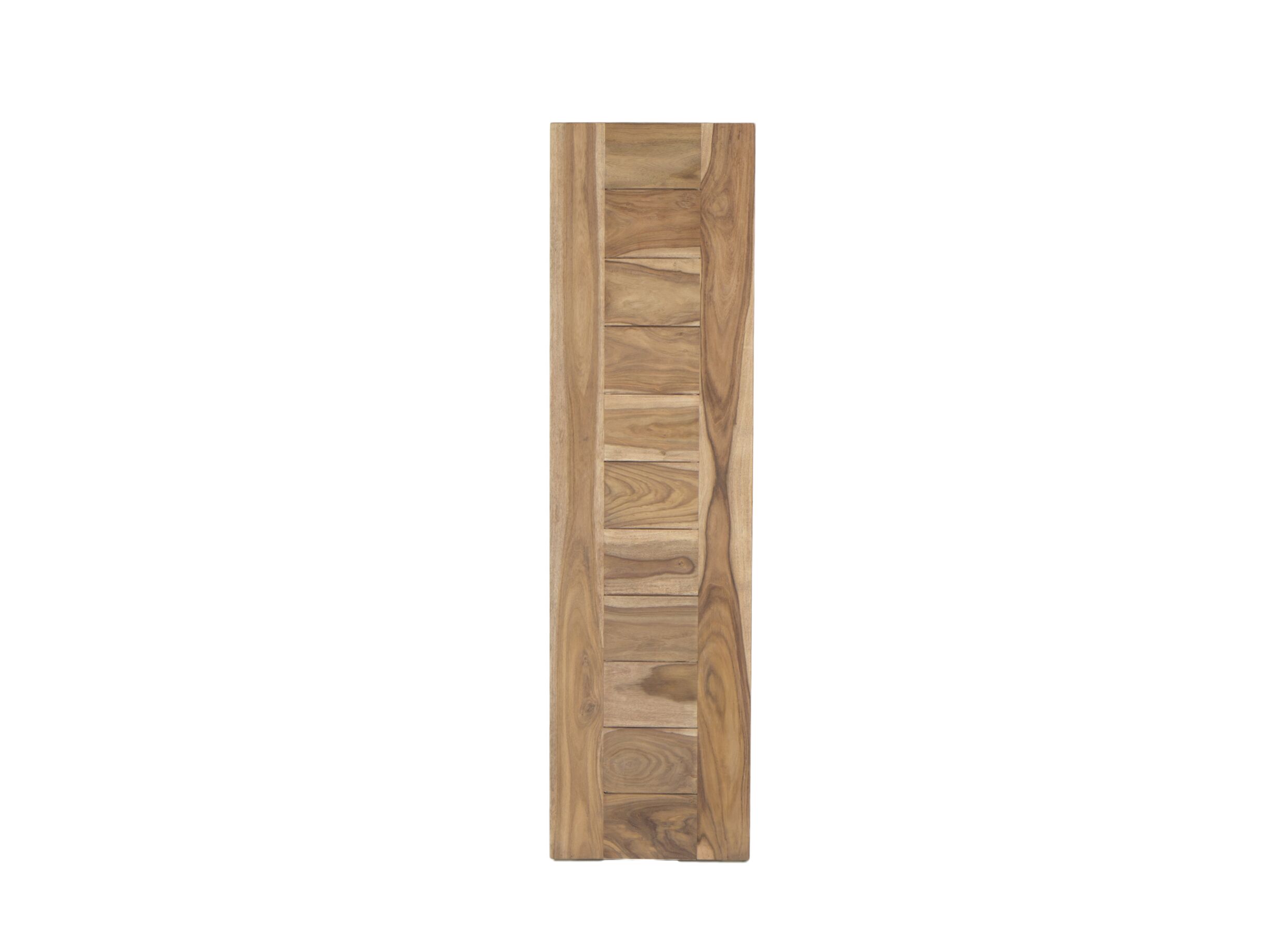 Meuble Bar Carbone 140cm - sheesham massif & décor - naturel