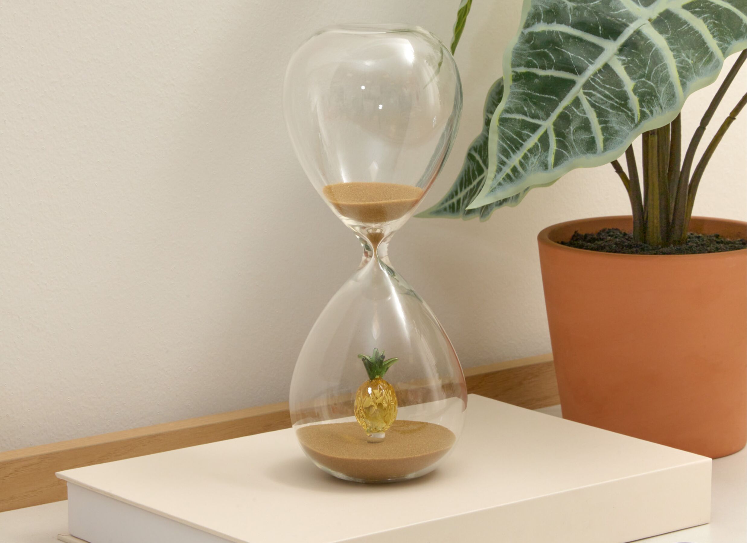 Foto ambiance - Sablier Popi H20,8cm - verre - multicolore