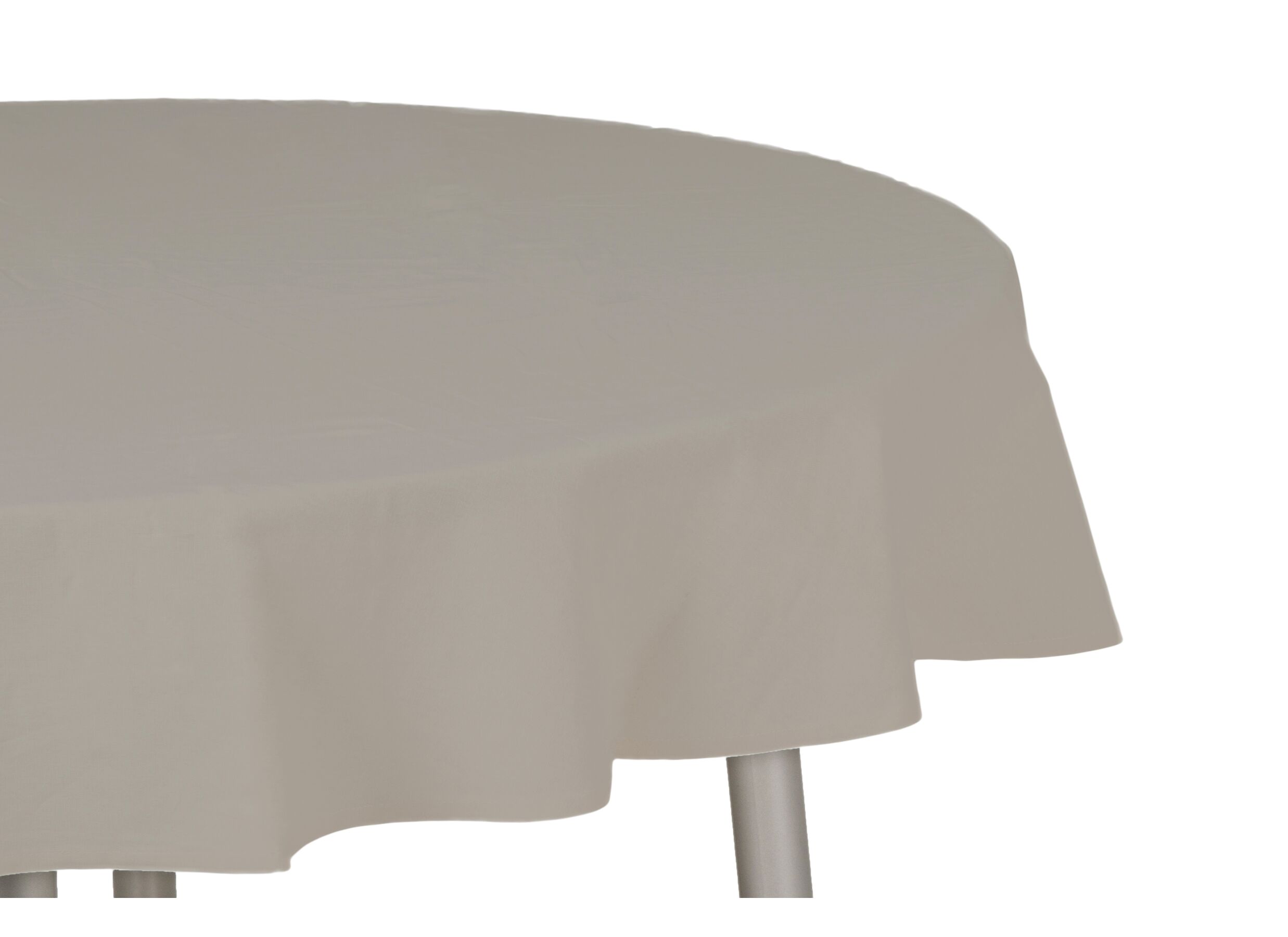 Tafelkleed Teflon Ø180cm - stof - zilver - Tafelkleed Teflon Ø180cm - stof - zilver