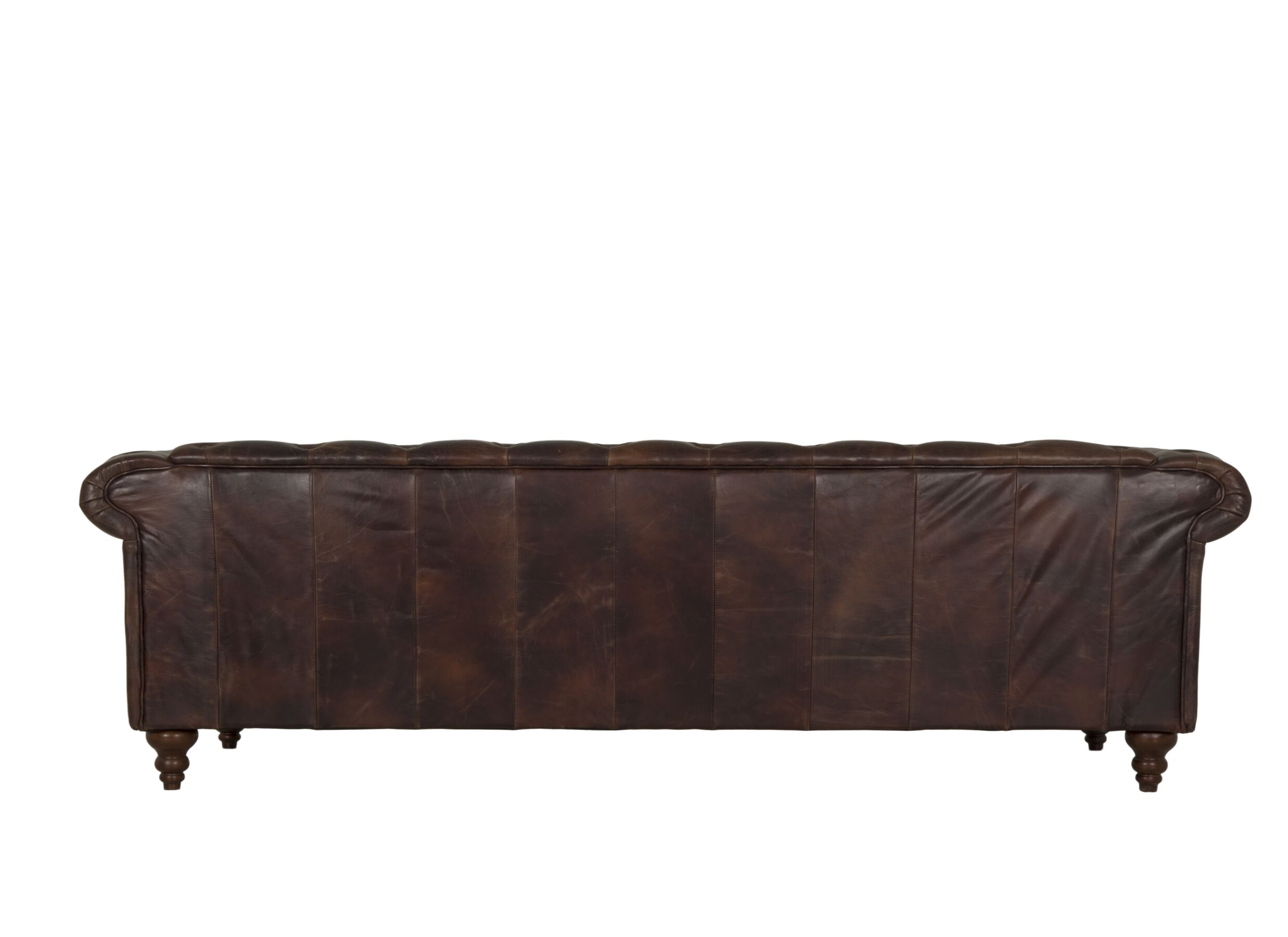 Detailfoto - Chesterfield Stanley 4-zit leder bruin