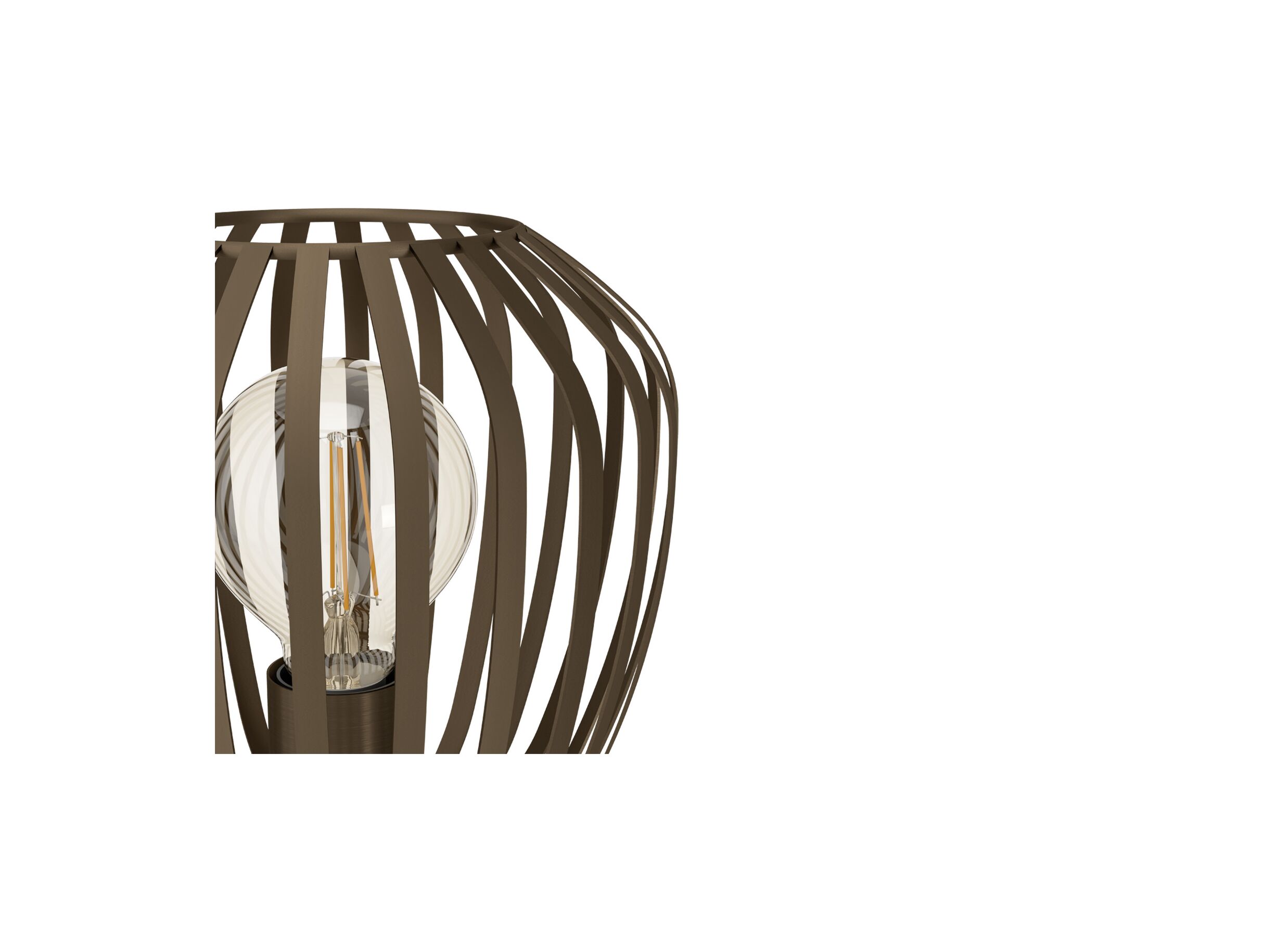 Detail - Lampe de table Espinal E27 H22,5cm acier bronze
