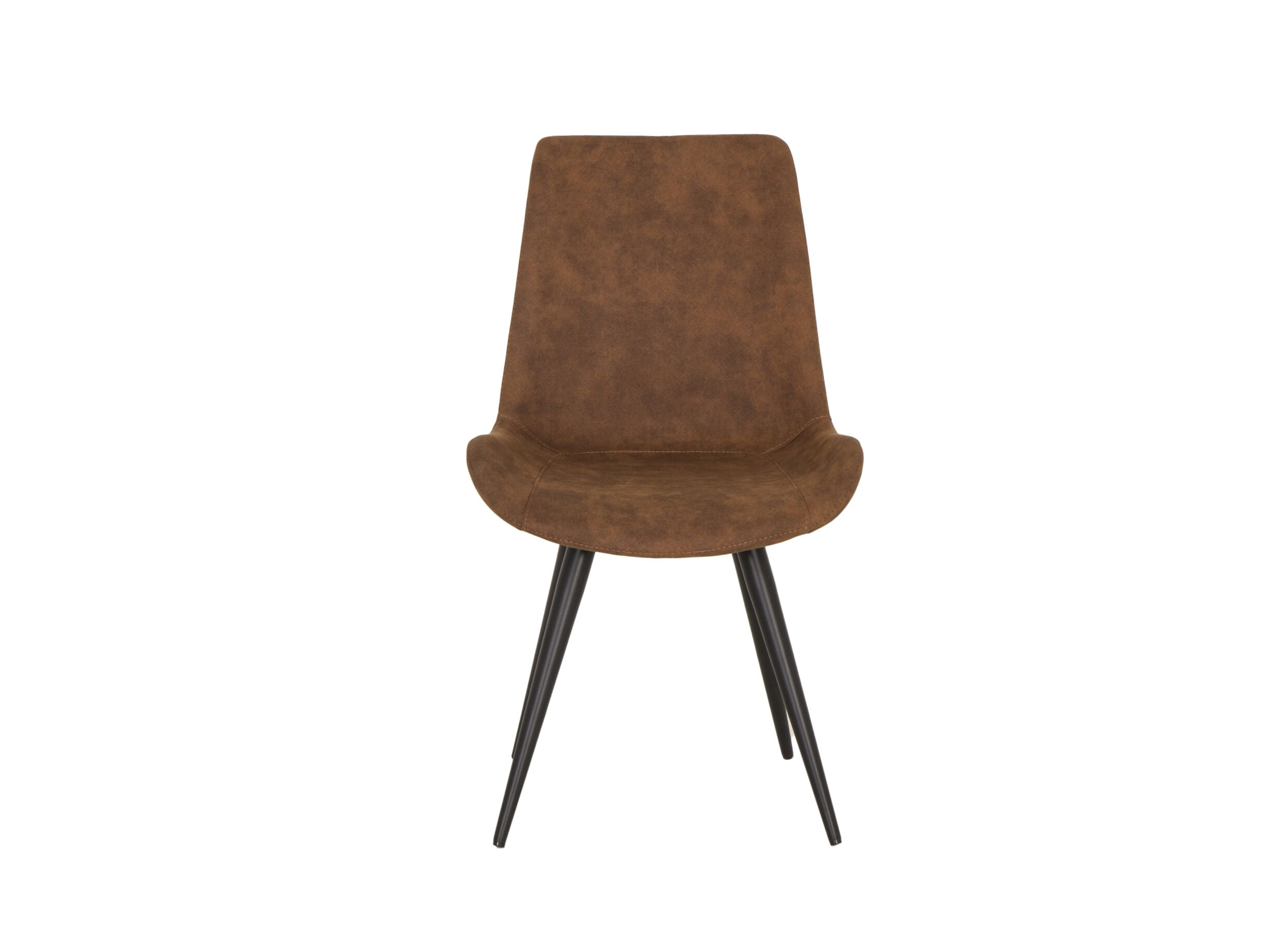 Chaise Fuel 52x60x85,5cm - acier - marron