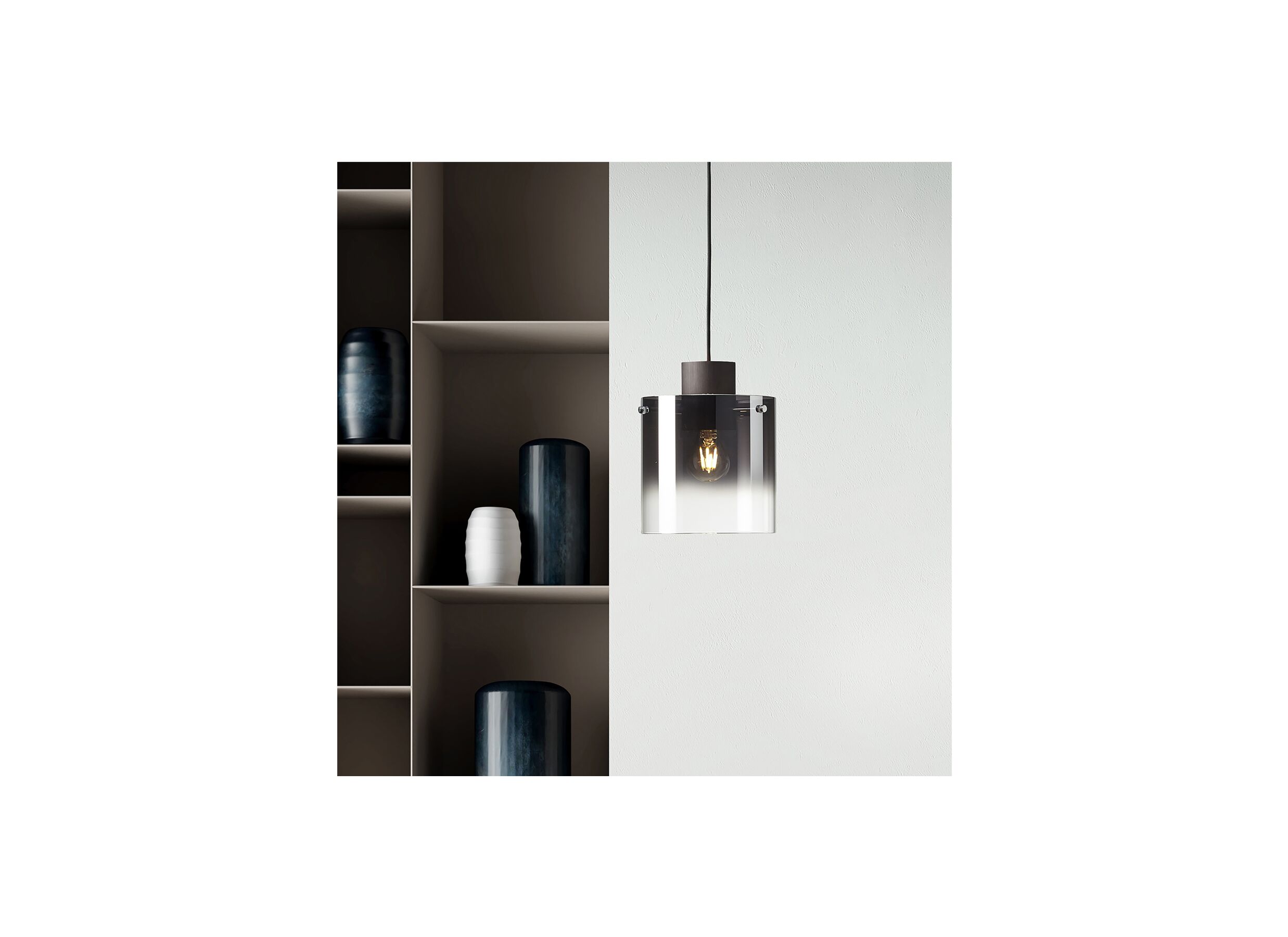 Sfeerfoto - Hanglamp Seth Ø20cm 60W E27