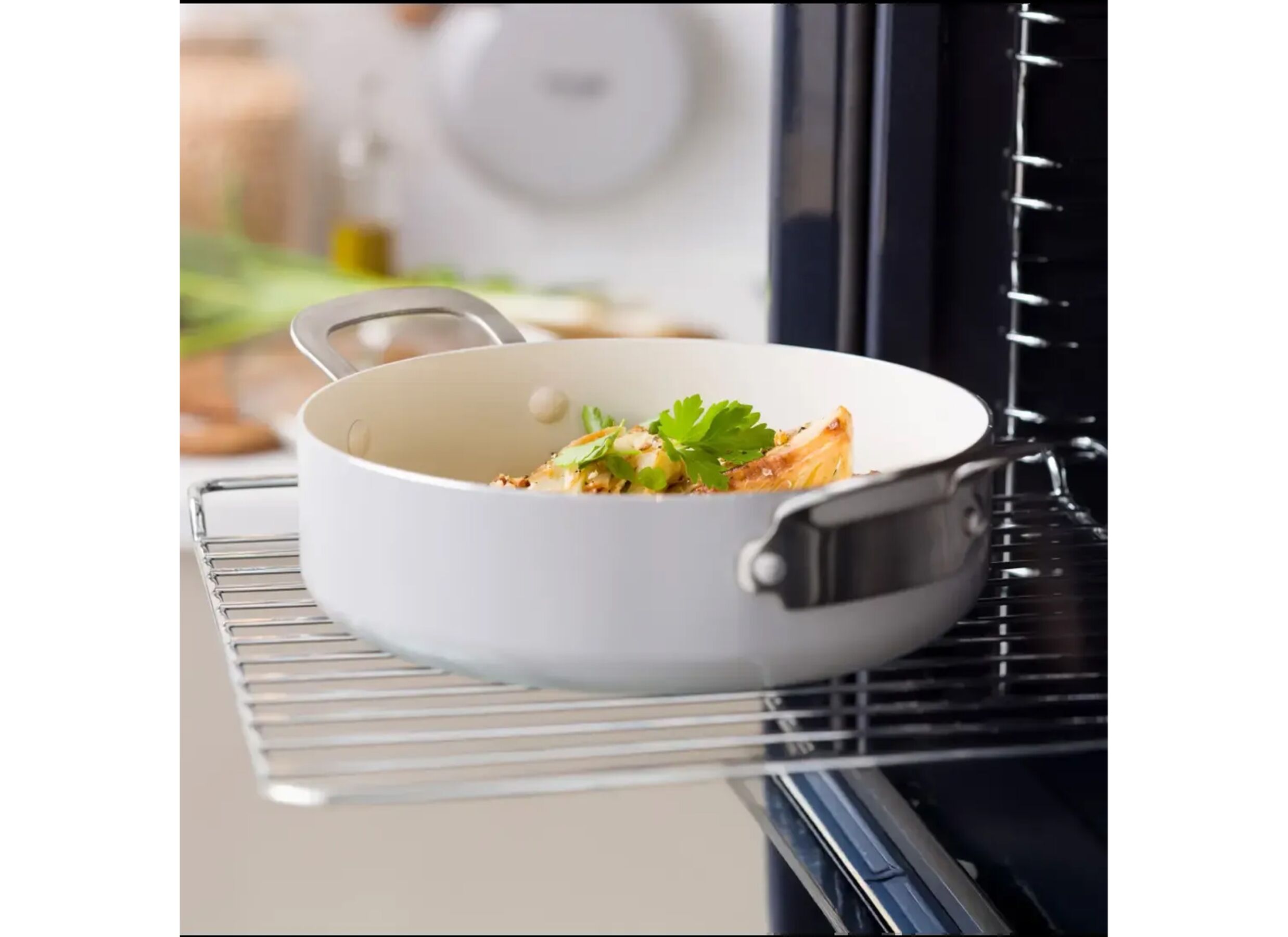Foto ambiance - Sauteuse Dagelijkse Kost Ø24cm - aluminium - beige & gris