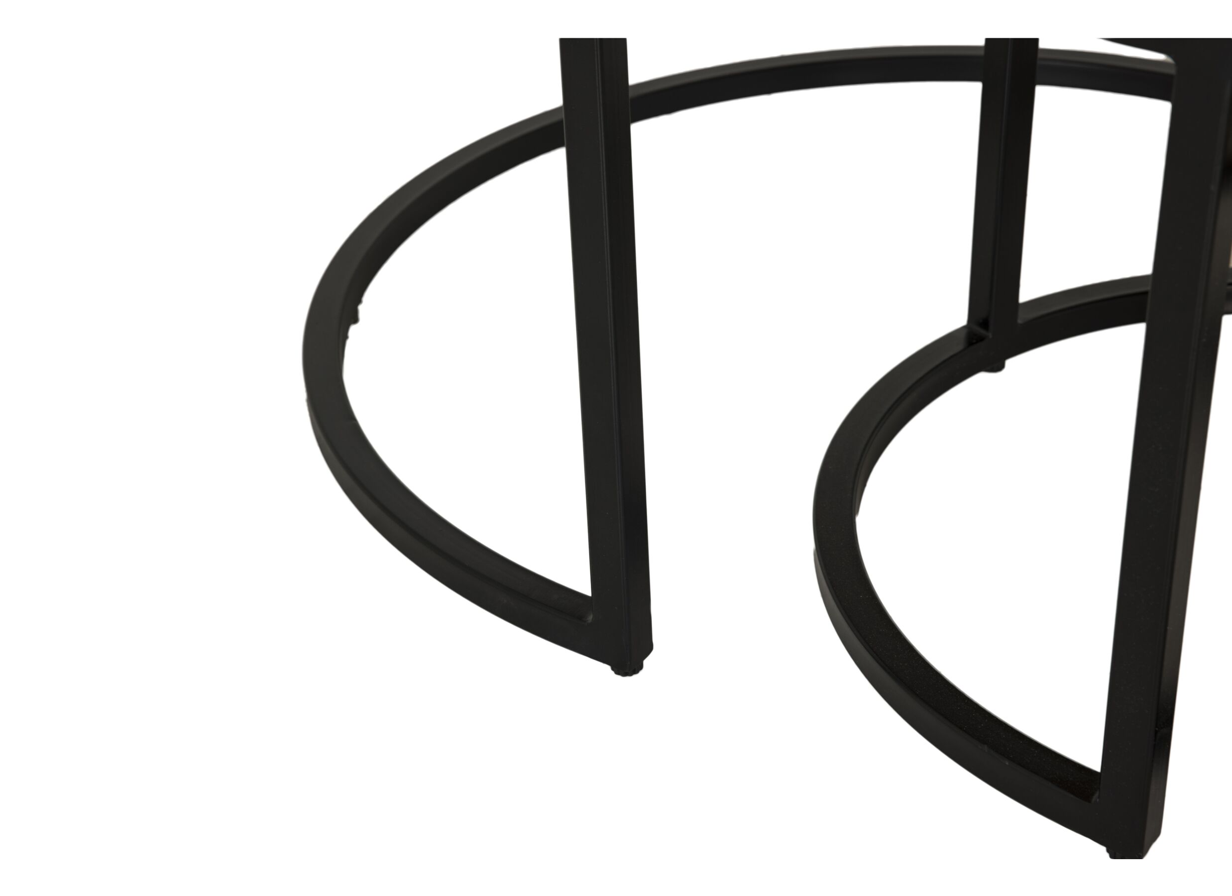 Detailfoto - Bijzettafel Celete Ø70cm - mango massief - sandblast set van 3