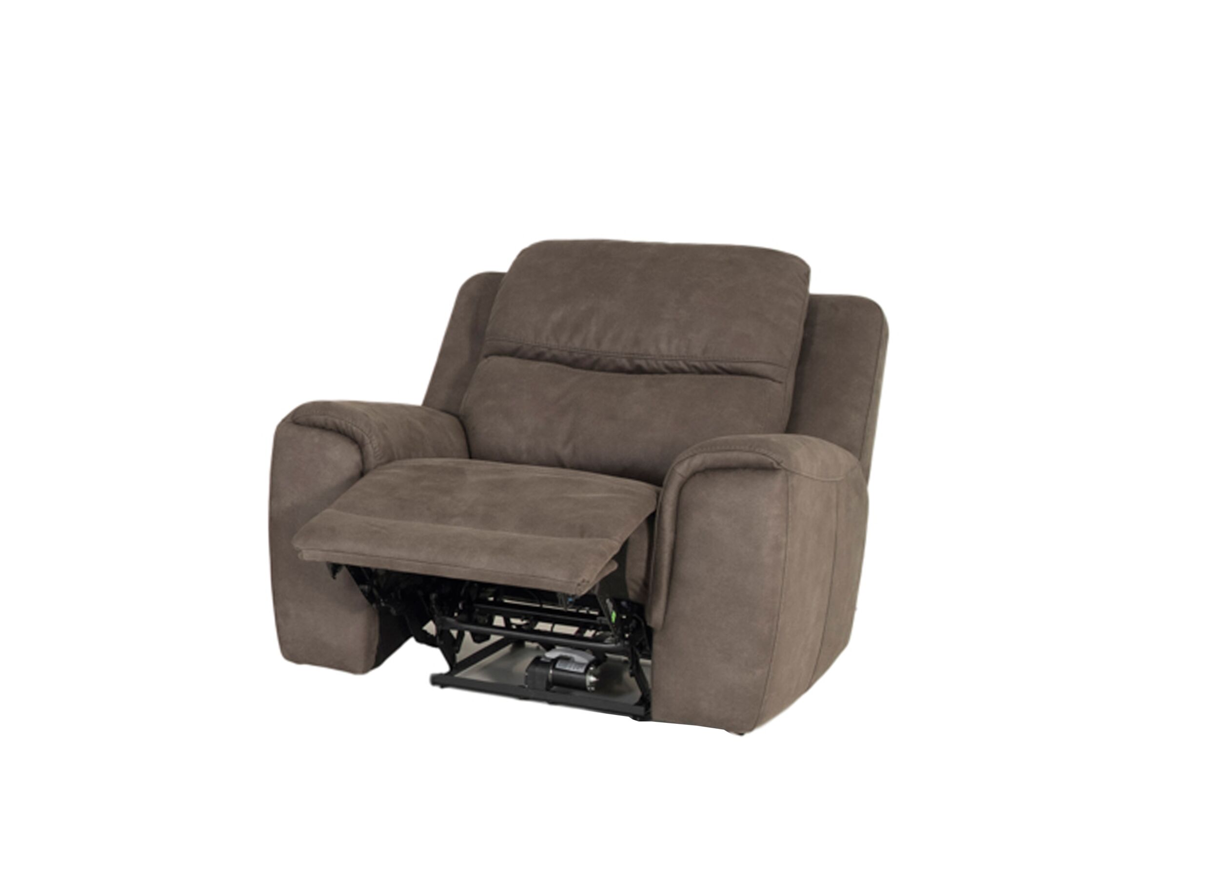 Overzichtsfoto - Relaxzetel Cluny stof - bruingrijs met relax