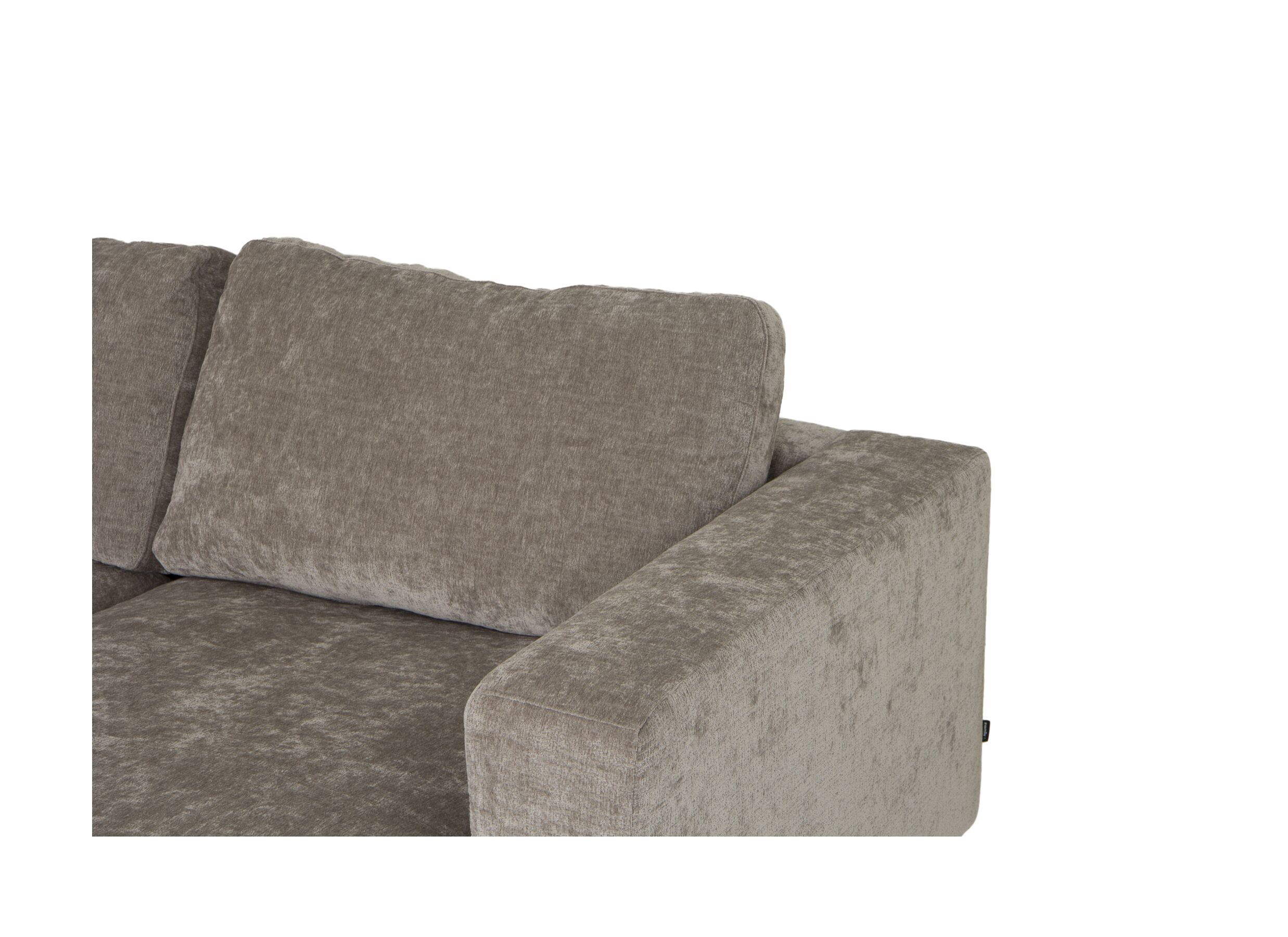 Detailfoto - Hoeksalon Larvik 410x228cm - stof - beige