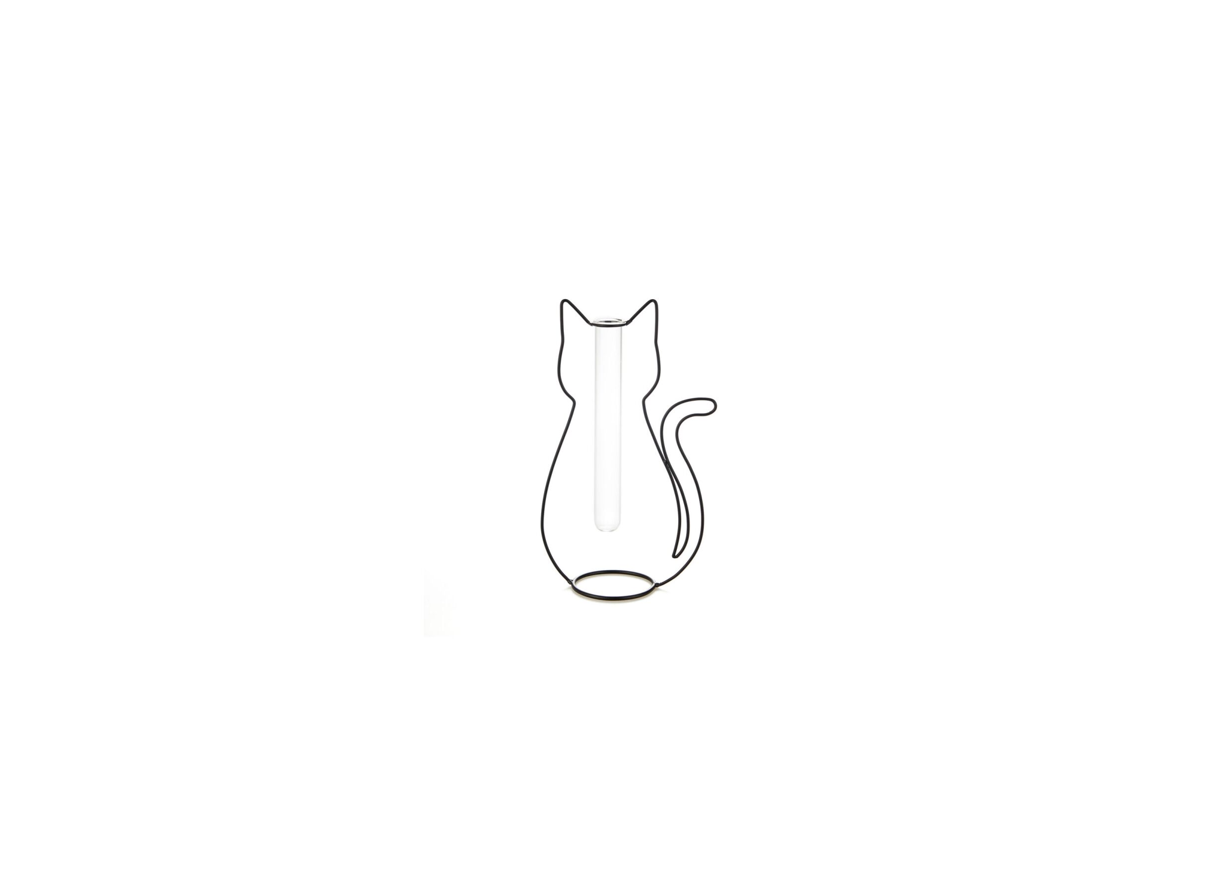 Aperçu - Vase Cat Silhouette H34cm