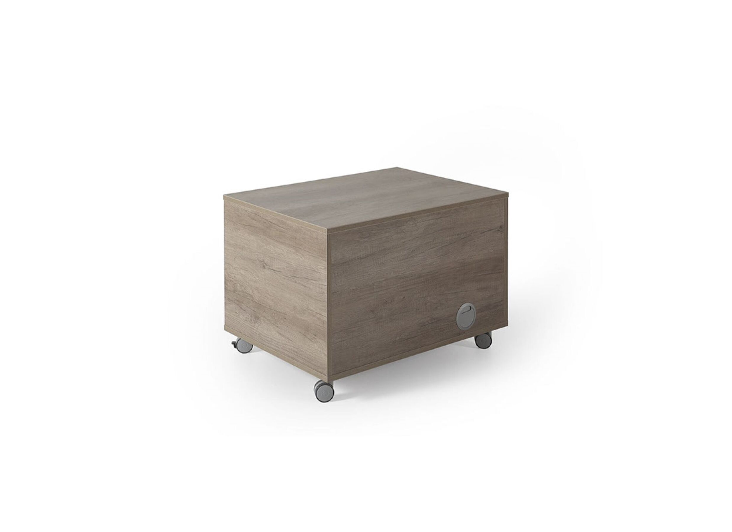 Detailfoto - Ladeblok G3 83x60x55cm - melamine - zwart & nebraska