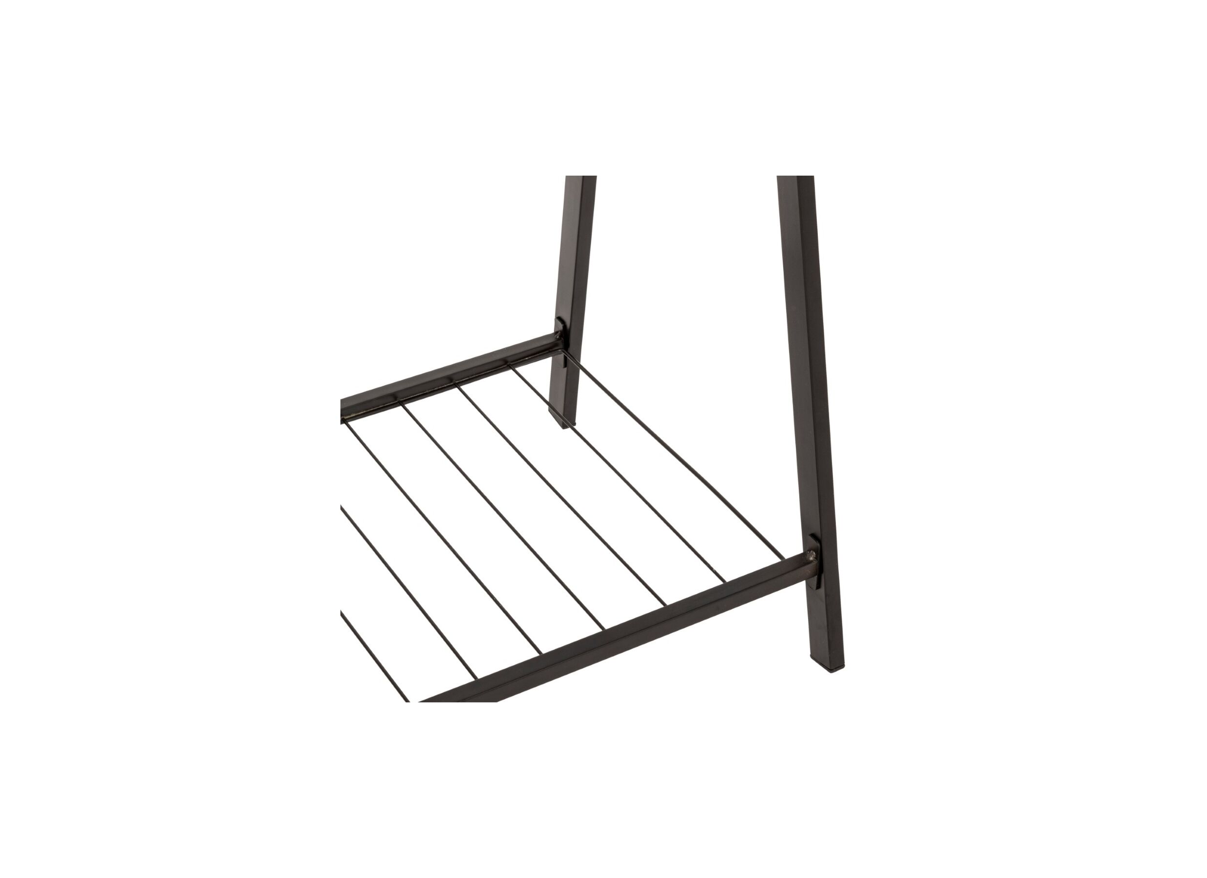Detail - Portant Metty 98x43,5x145cm - acier - noir