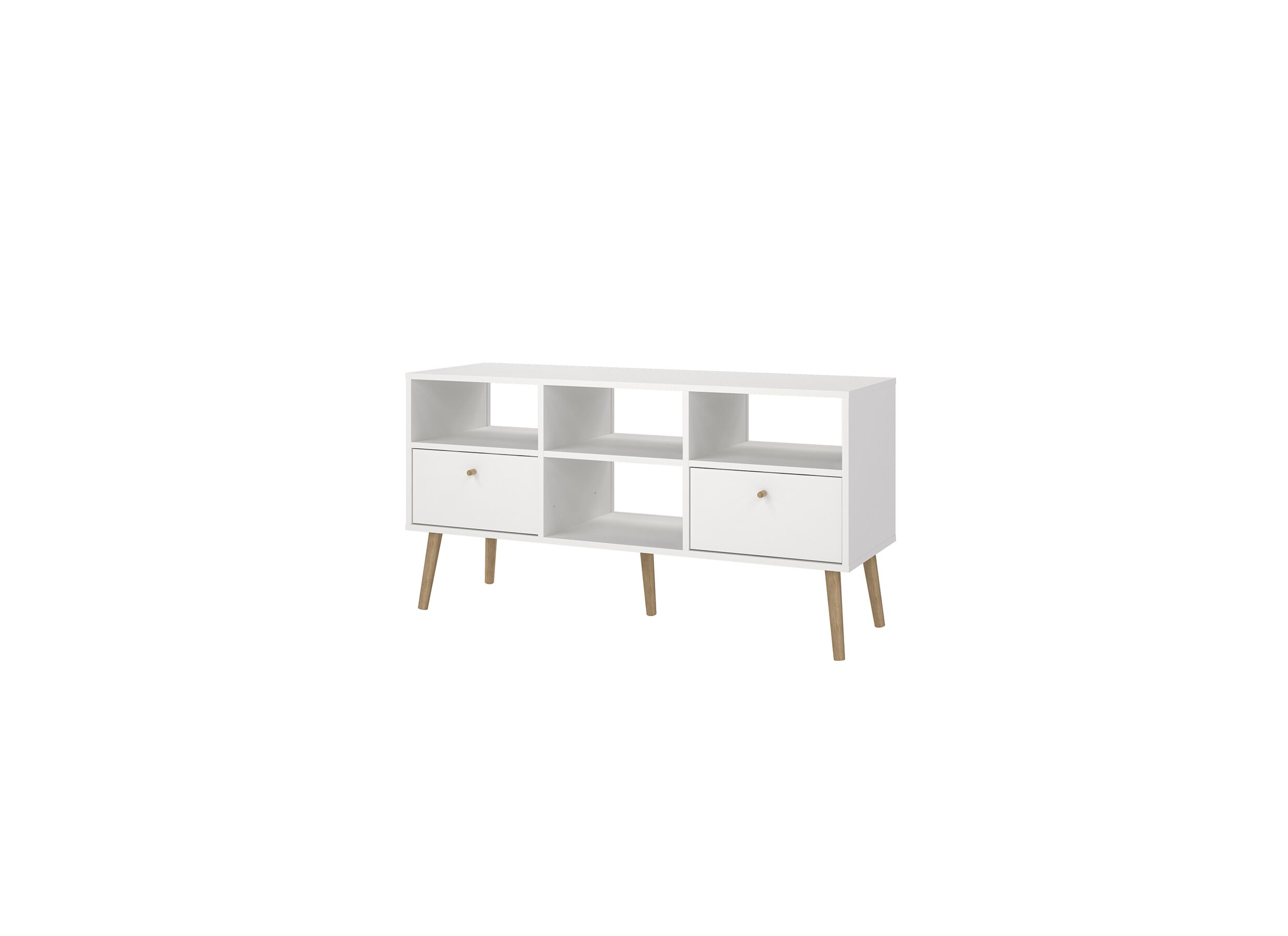Tv-meubel Bodo 118cm - meubelplaat - wit