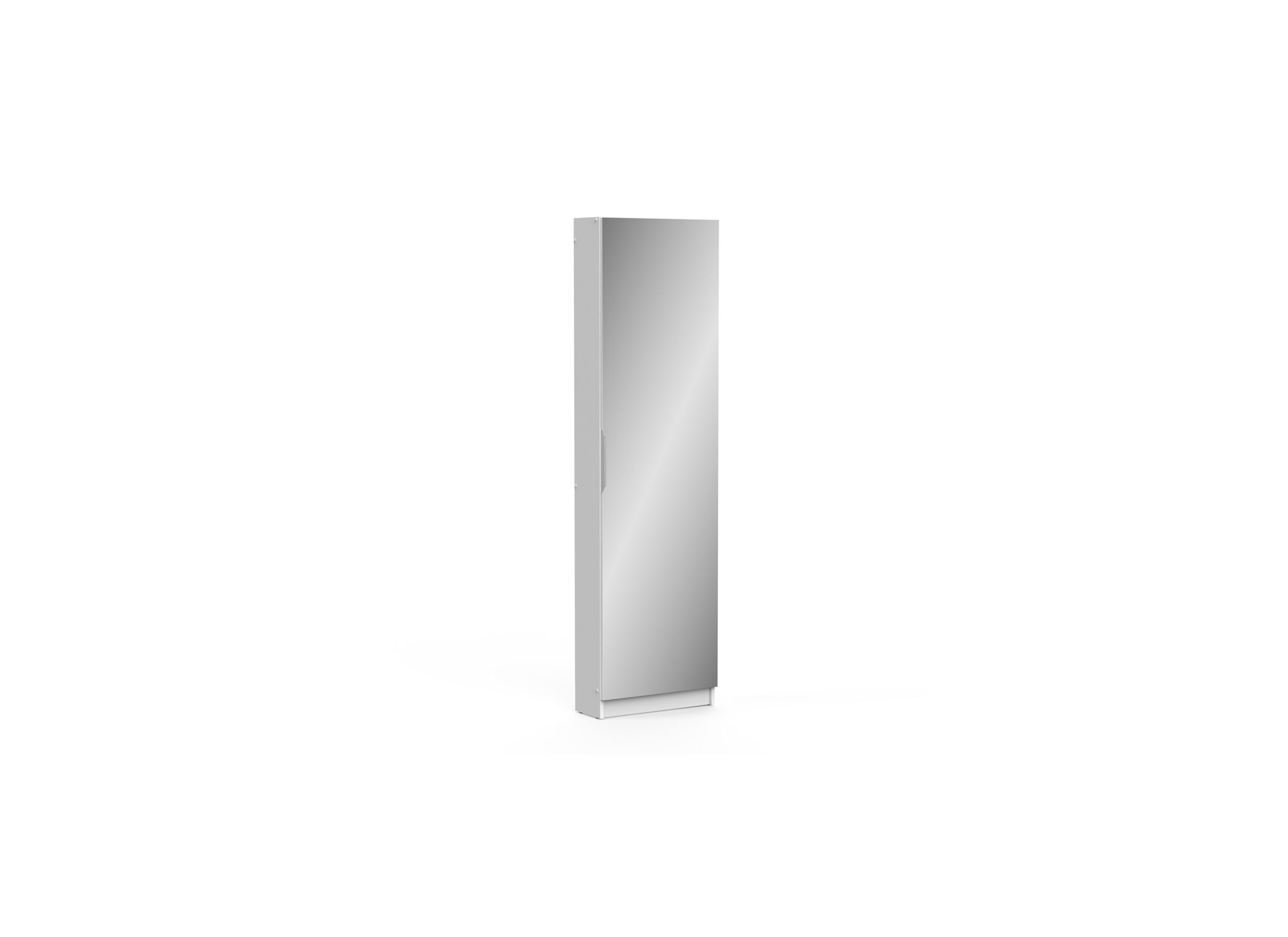 Armoire à chaussures Zapatero 50x20x181cm - Armoire à chaussures Zapatero 50x20x181cm blanc mat