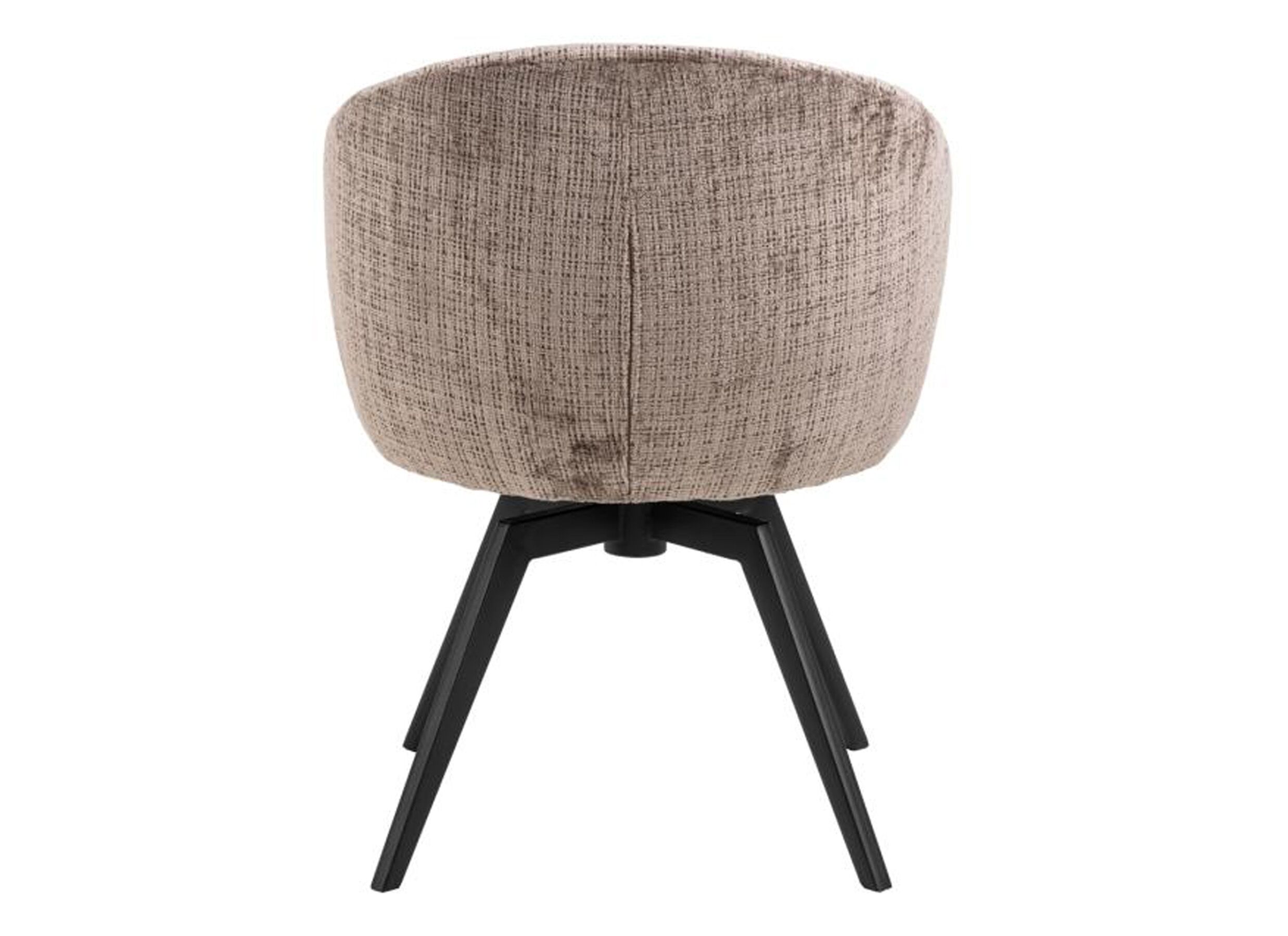 Aperçu - Chaise pivotante tissu - brun