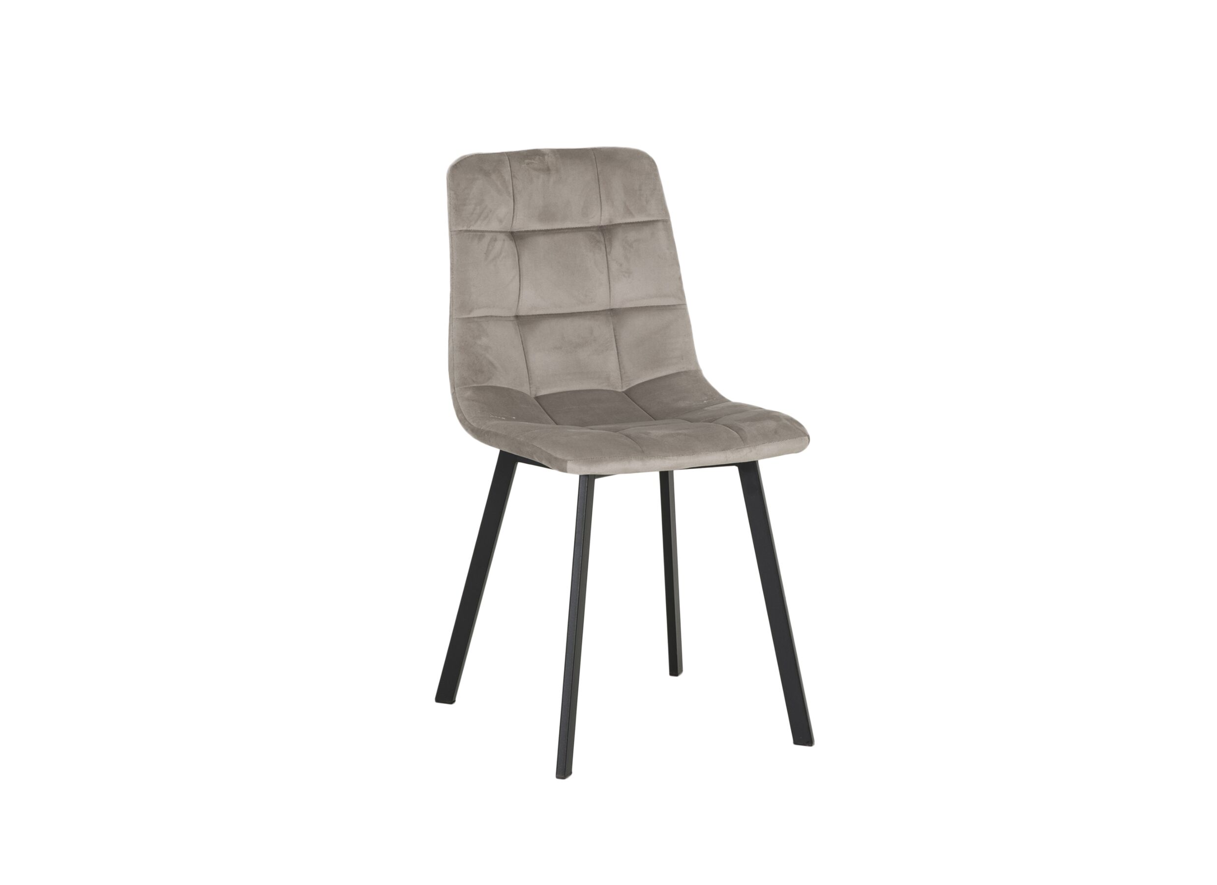 Hoofdfoto - Stoel Runner 44x54x87cm - fluweel - taupe