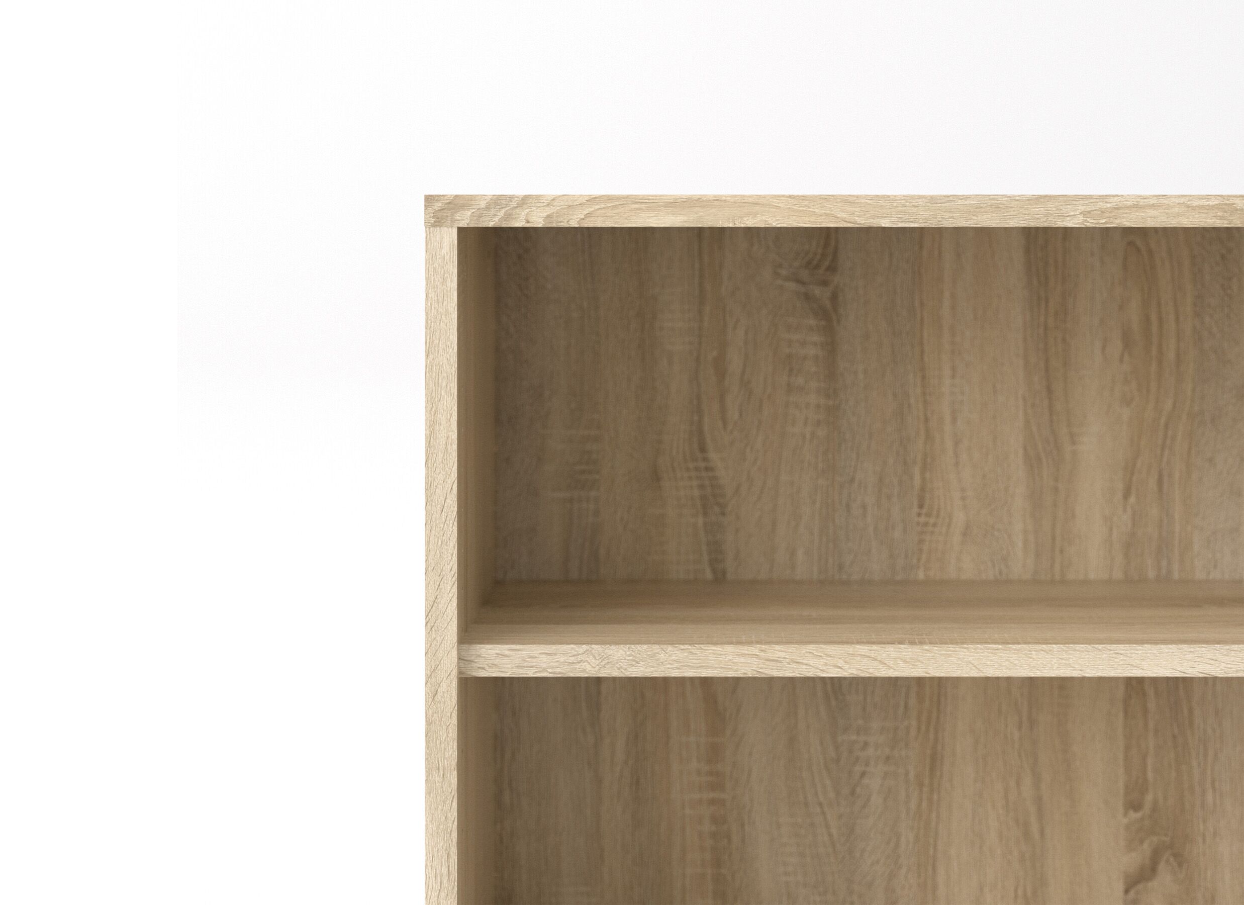 Detailfoto - Boekenrek Prima 89x40x113cm - decor - eik