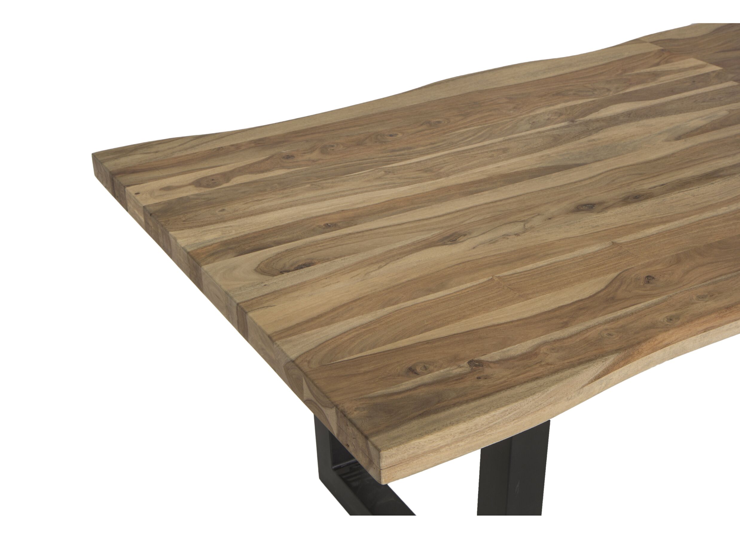 Boomstamtafel Scarface 240x110cm - sheesham massief - naturel