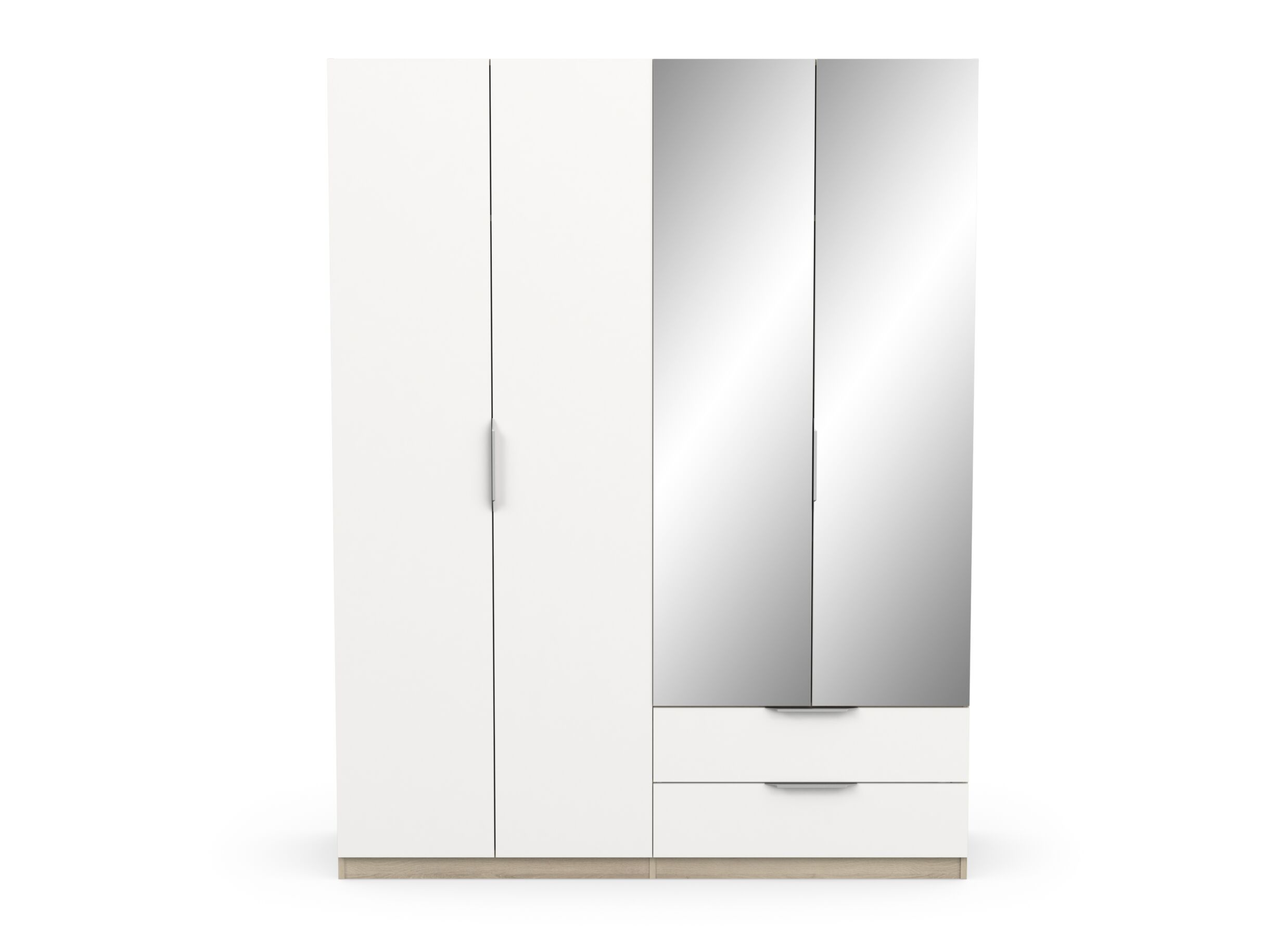 Aperçu - Garde-robe Ghost 157cm - décor - chêne kronberg/blanc