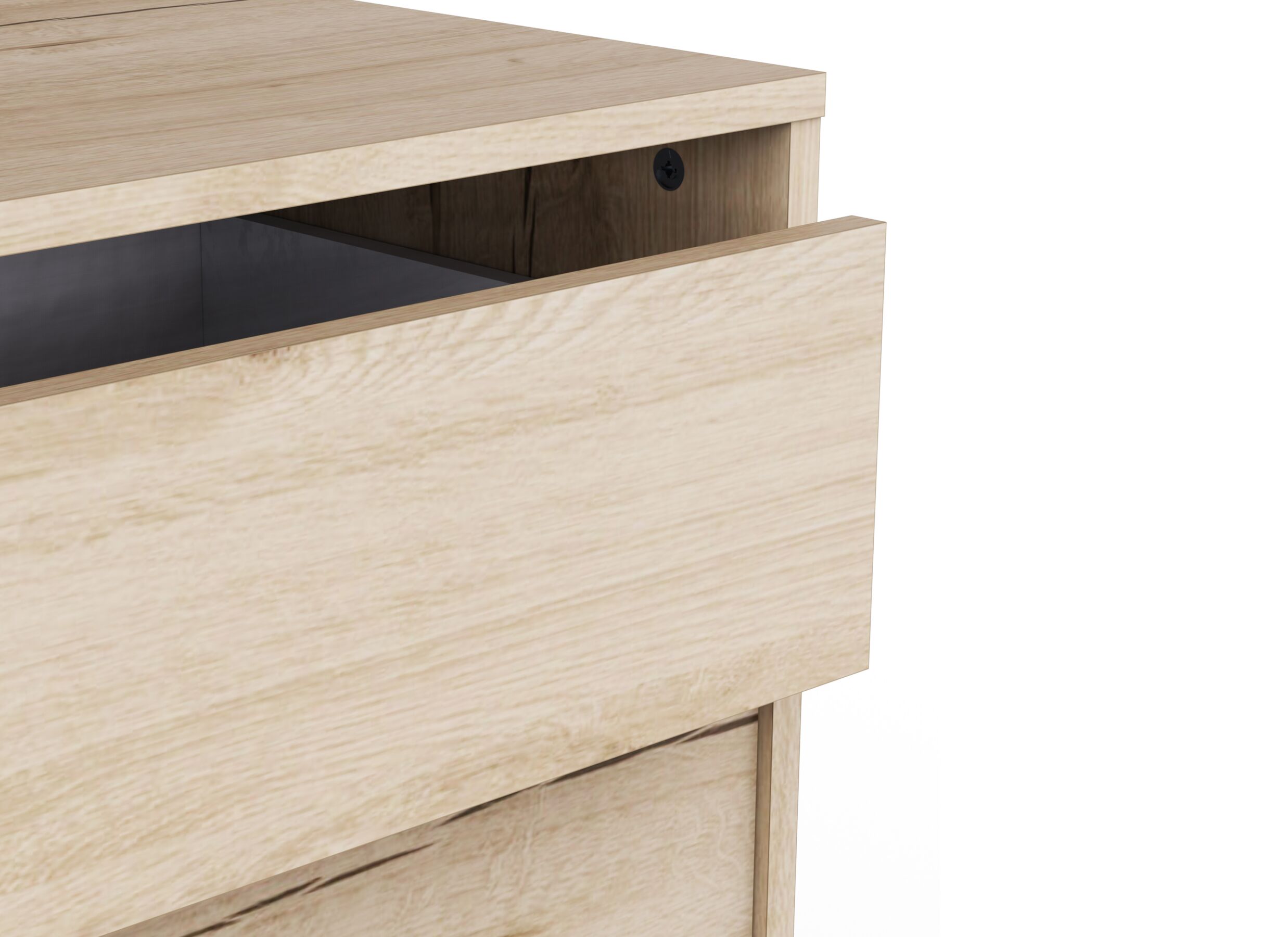 Detailfoto - Ladekast Blokty 80x40x58cm - decor - royal eik