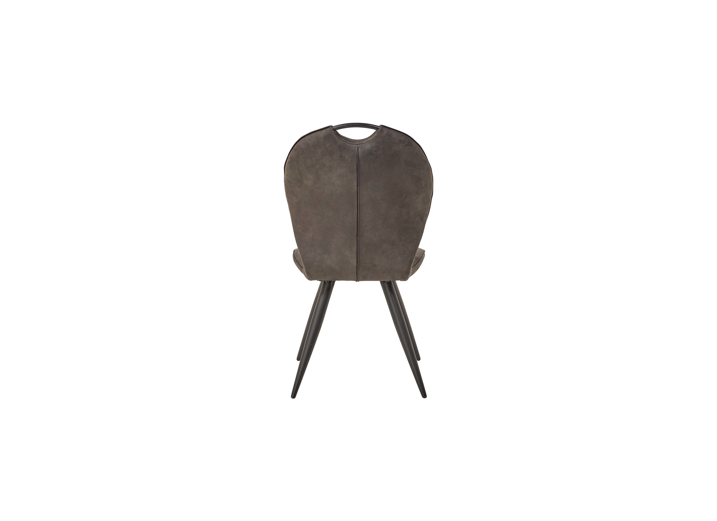 Stoel 53x57x94cm - microvezel - antraciet