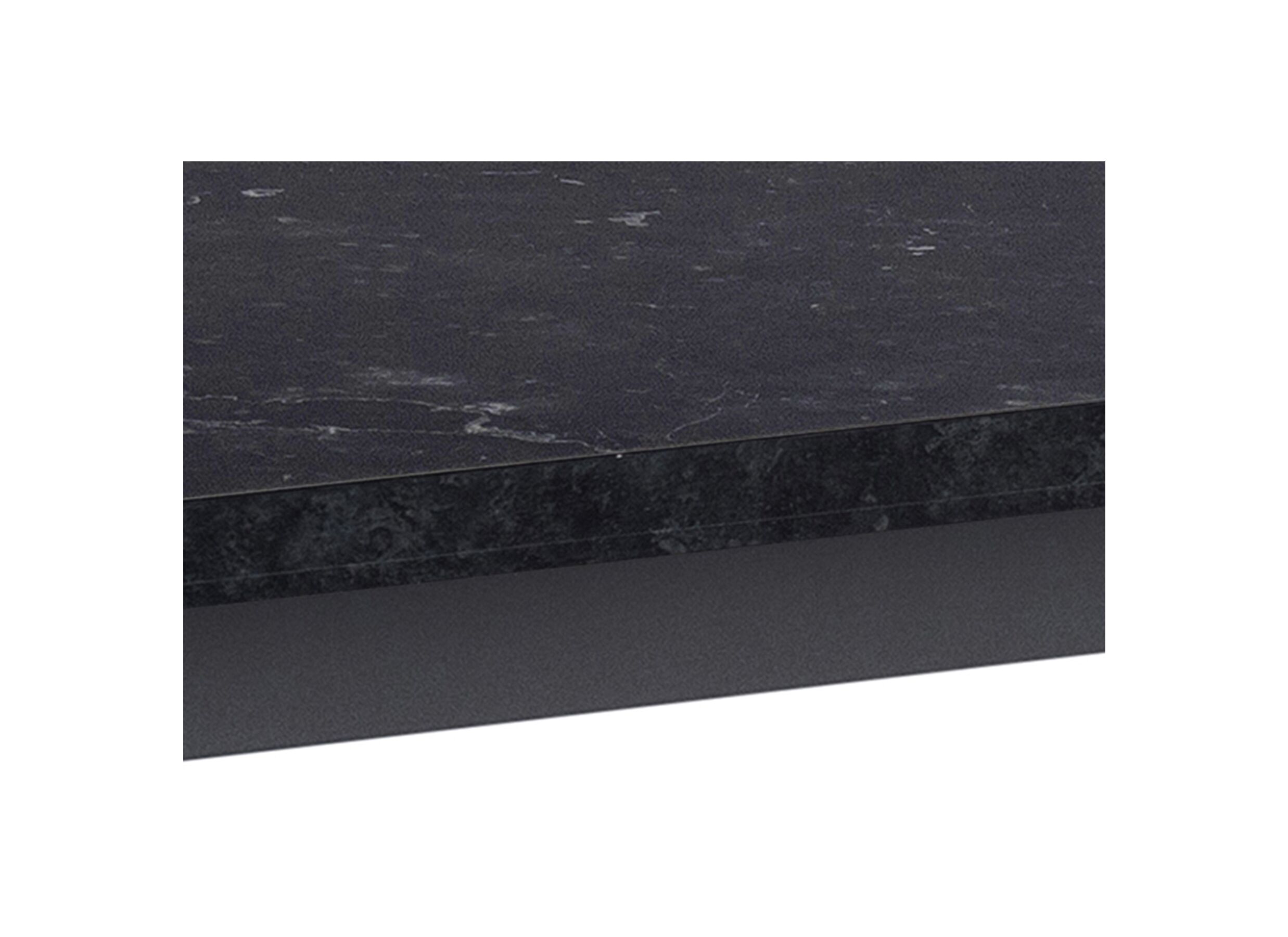 Tafel 160x90cm - gepoederlakt staal - matzwart