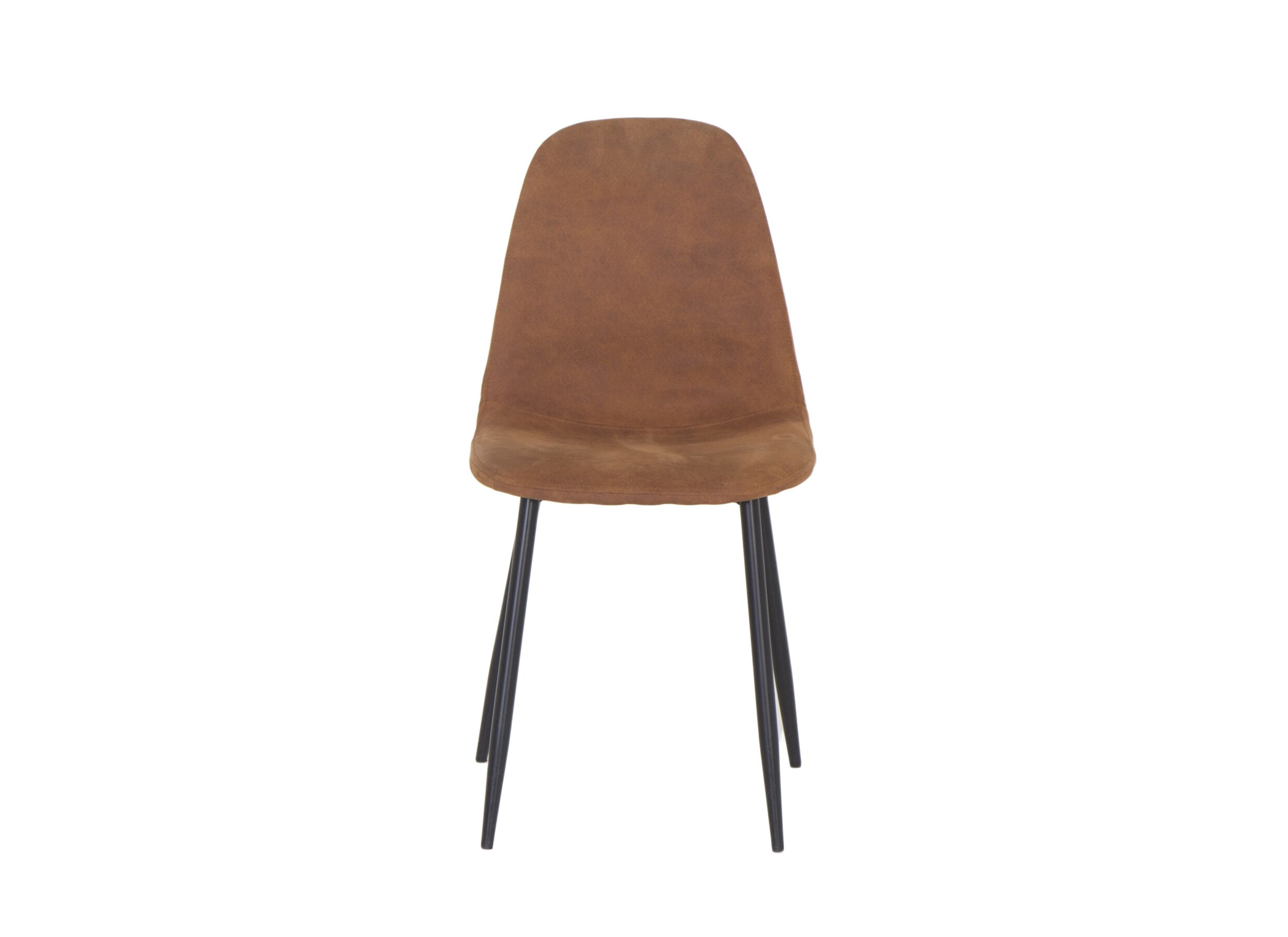 Chaise Speech 45x46x88cm - tissu - cognac