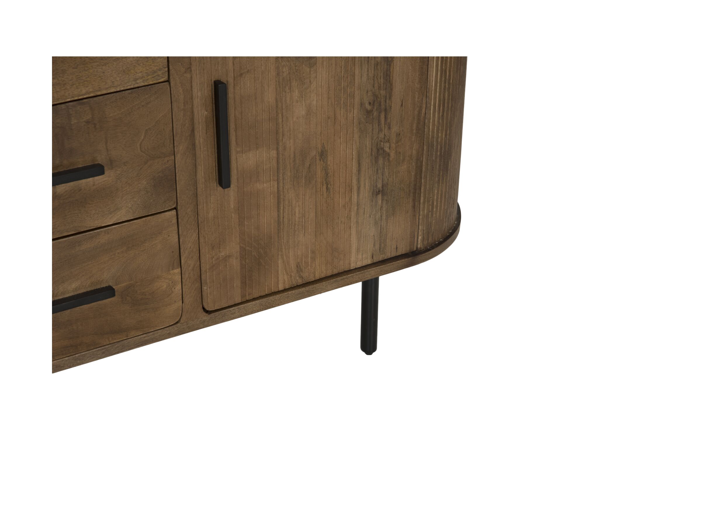 Detailfoto - Dressoir Zeppelin 180cm - mango massief - walnoot