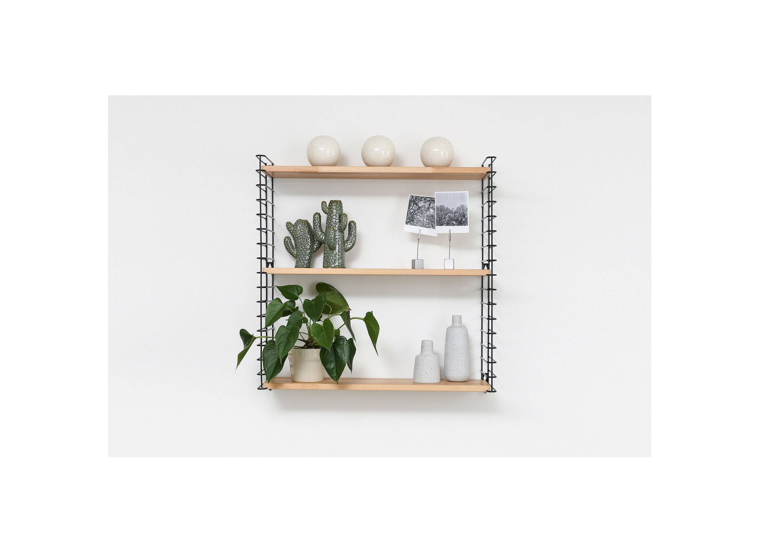 Wandrek Tomado 70x21x68cm zwart bruin
