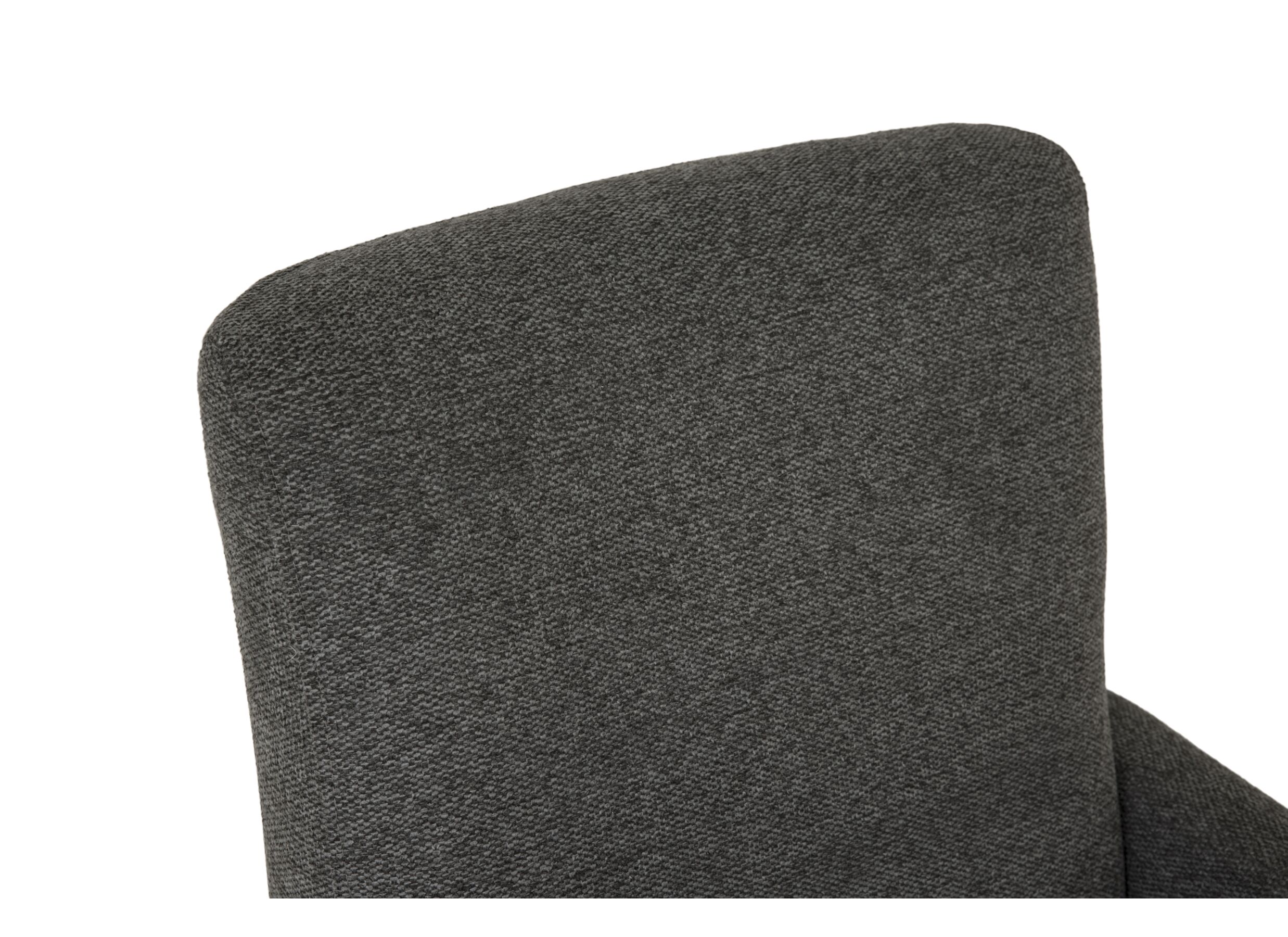 Detail - Chaise Aragon 60x70x100cm - tissu - anthracite