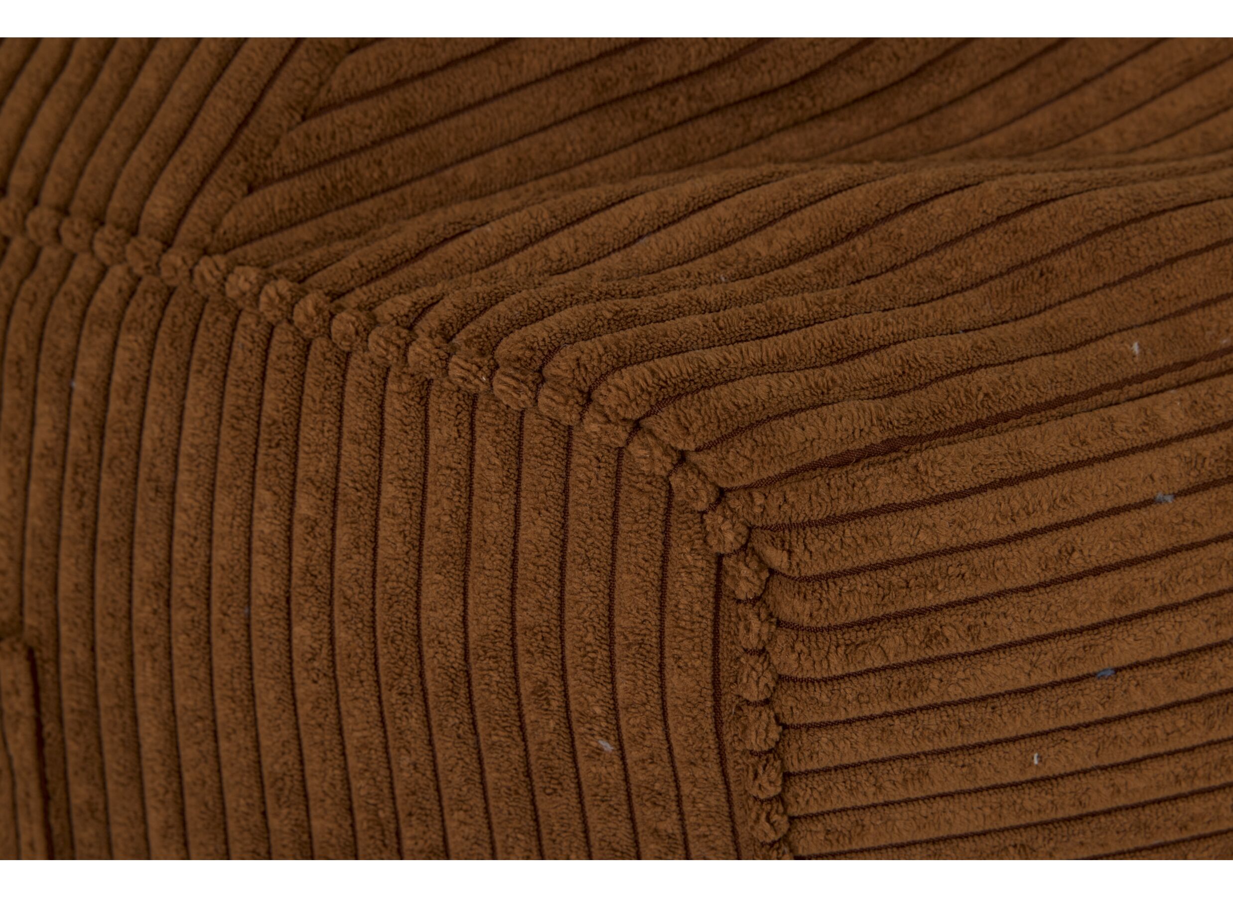 Pouf poire Pesaro tissu cognac