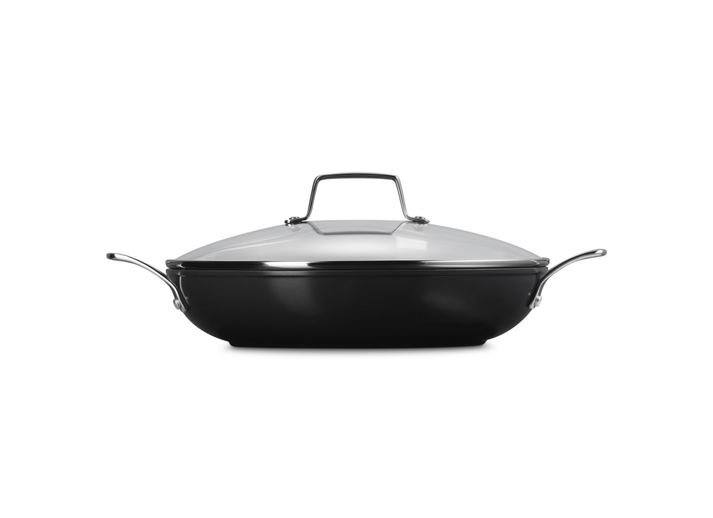 Aperçu - Sauteuse Le Creuset Provençaal avec couverture Ø30cm - aluminium - noir