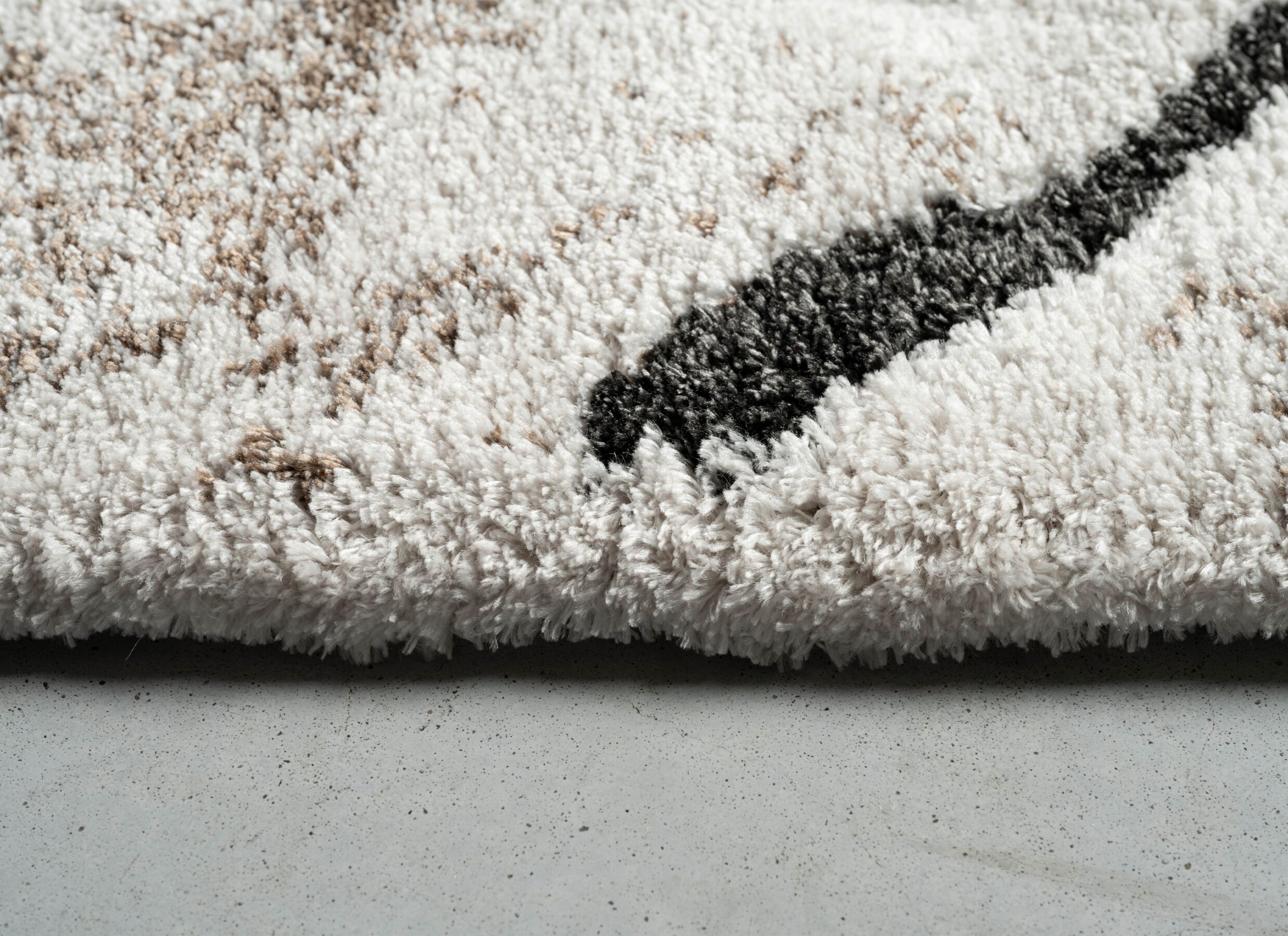 Detail - Tapis Madagaskar 133x195cm - fibre de polyester - multicolor