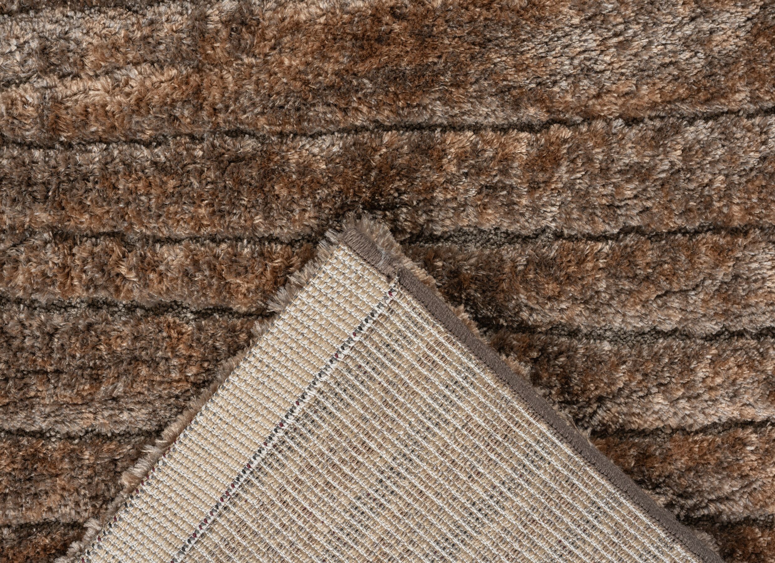 Detailfoto - Tapijt Madagaskar 240x340cm - polyestervezel - bruin