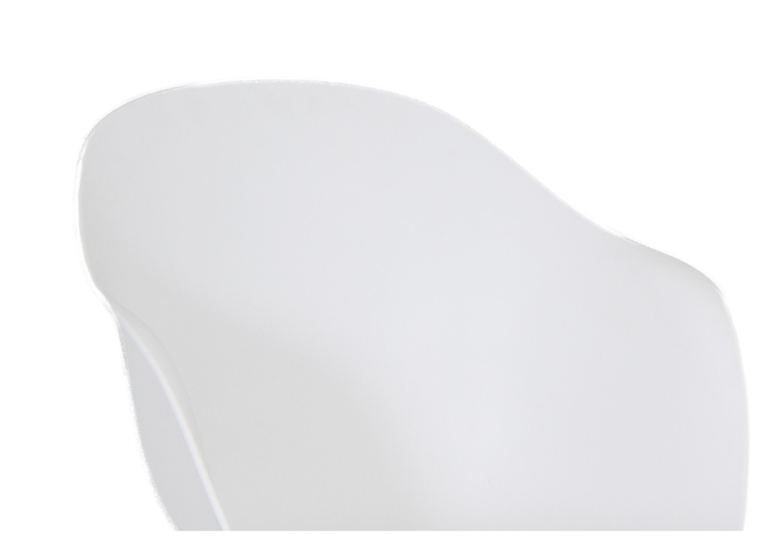 Detail - Chaise coque Kabbala synthétique blanc