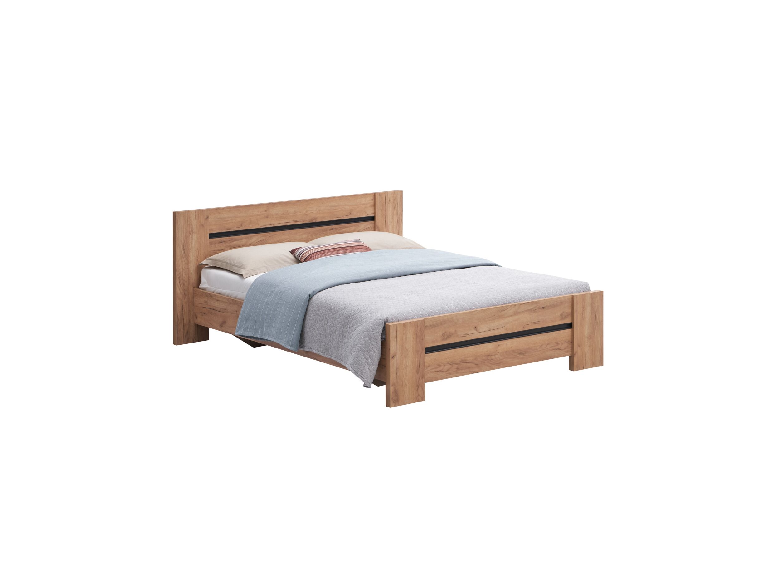 Lit Erwin 180x200cm - Lit Erwin 180x200cm - décor - French oak