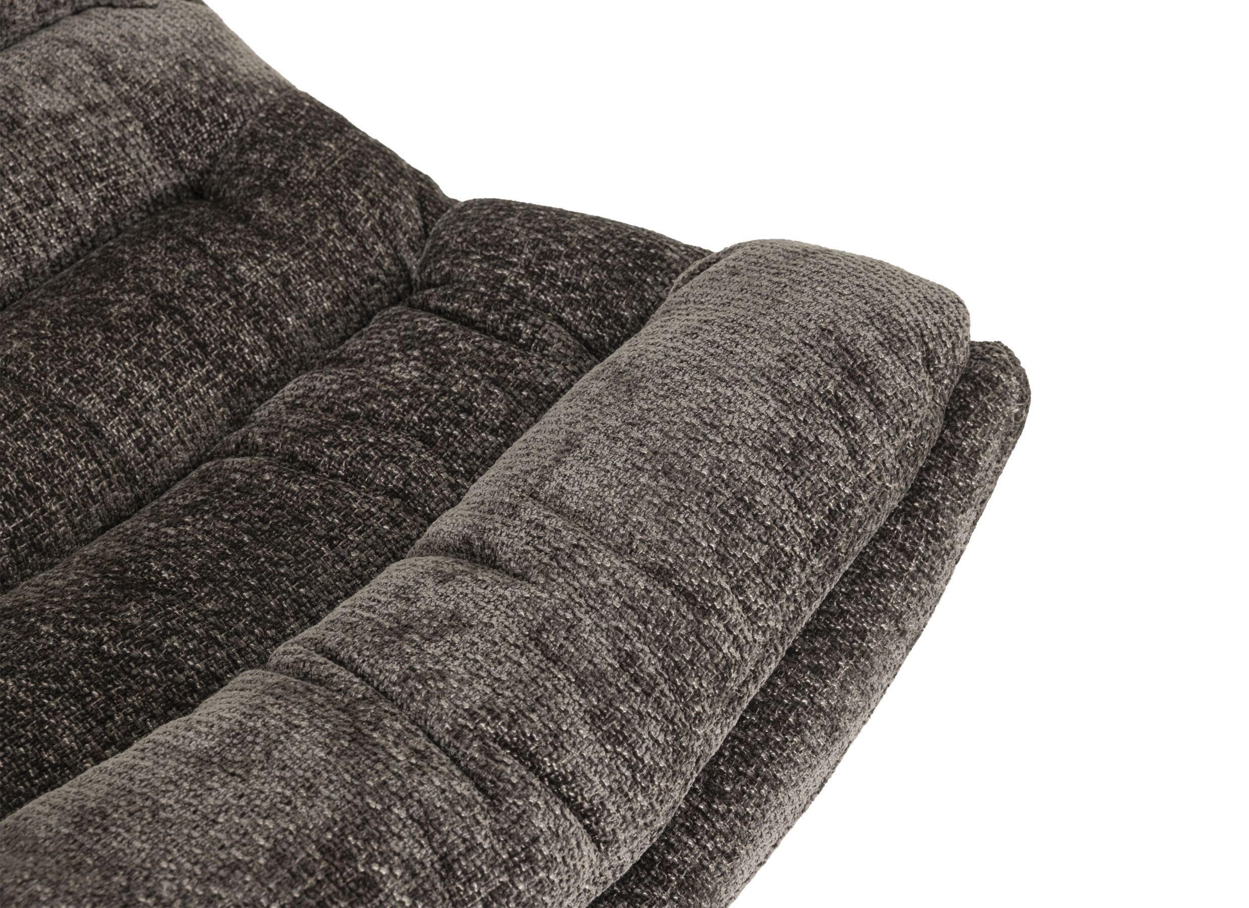 Detail - Fauteuil Leto 81x99x92cm - tissu - anthracite