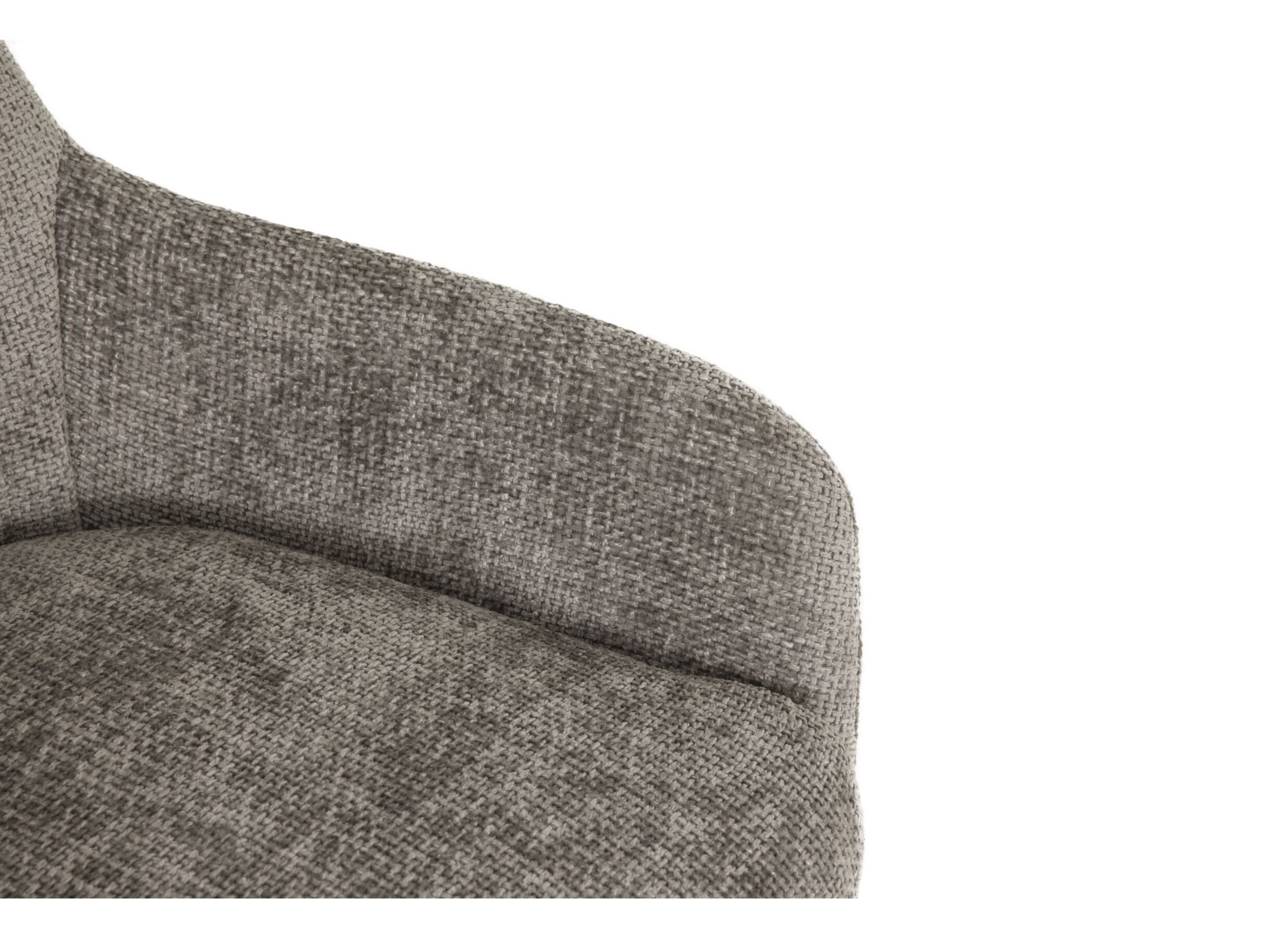 Detailfoto - Draaistoel Jump 47x60x88cm - stof - grijs