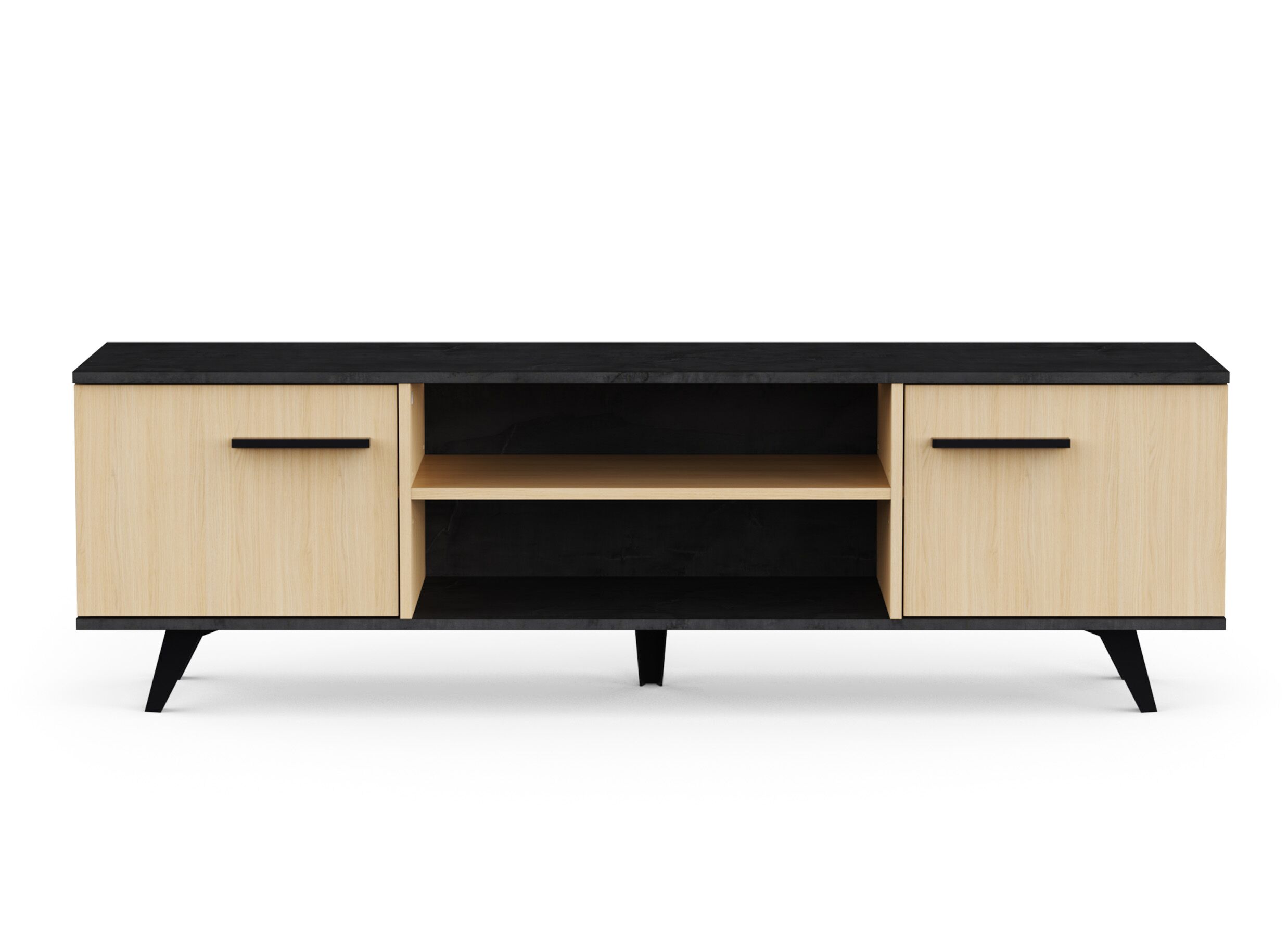 Aperçu - Meuble TV Kent 151cm - décor - chêne de fil & sidewalk