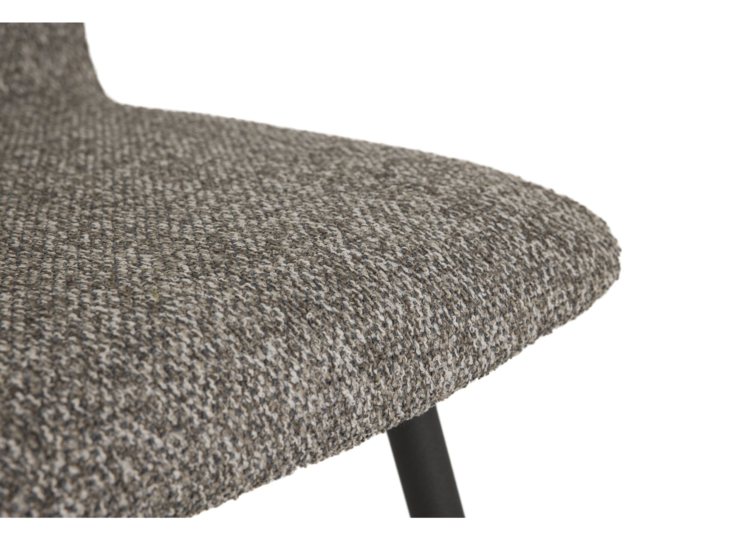 Chaise Pisa 44,5x55,5x82cm - fibre polyester/acier - fossil