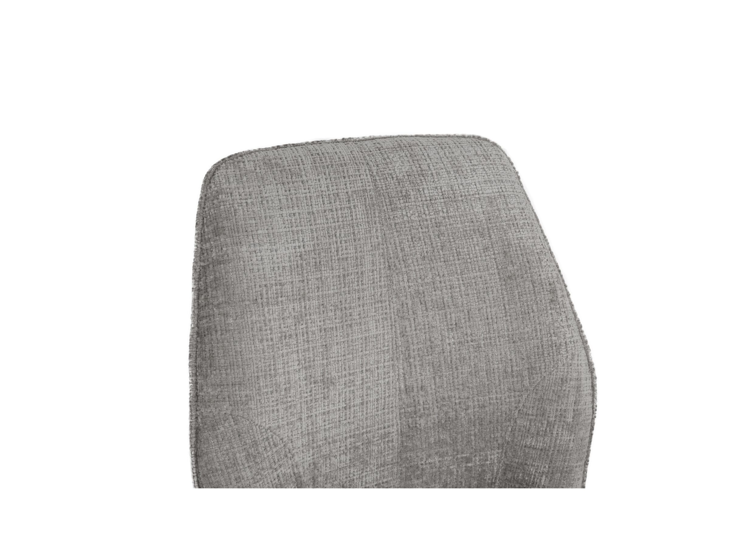 Detailfoto - Stoel ST2418 51x64x89cm - stof - grijs