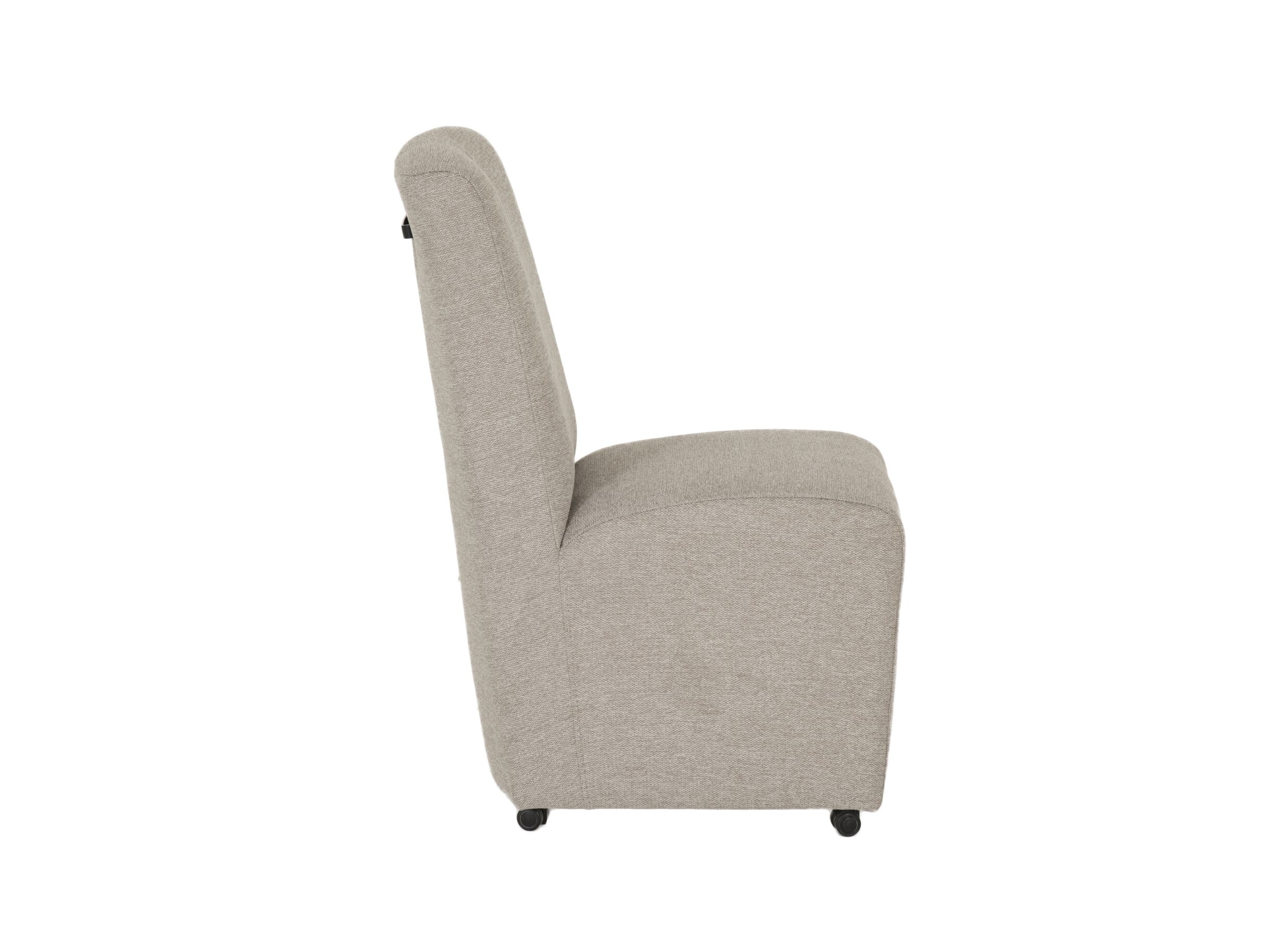 Aperçu - Chaise Larissa 50x70x100cm - tissu - greige